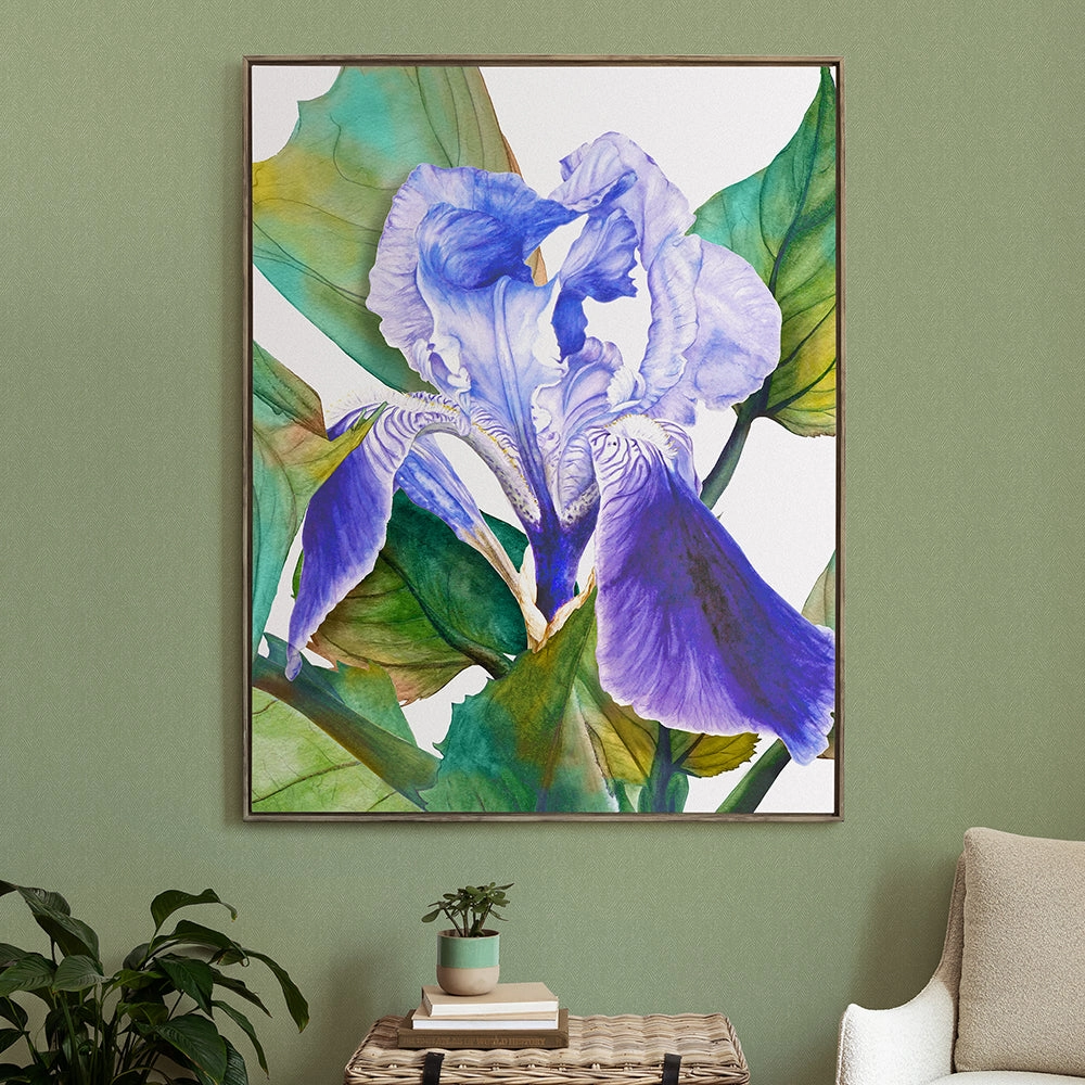 Darwen Framed Canvas Stone