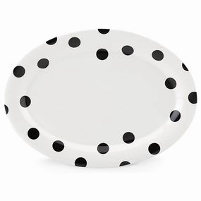 Deco Dot Oval Serving Platterafternoon tea dessert tray