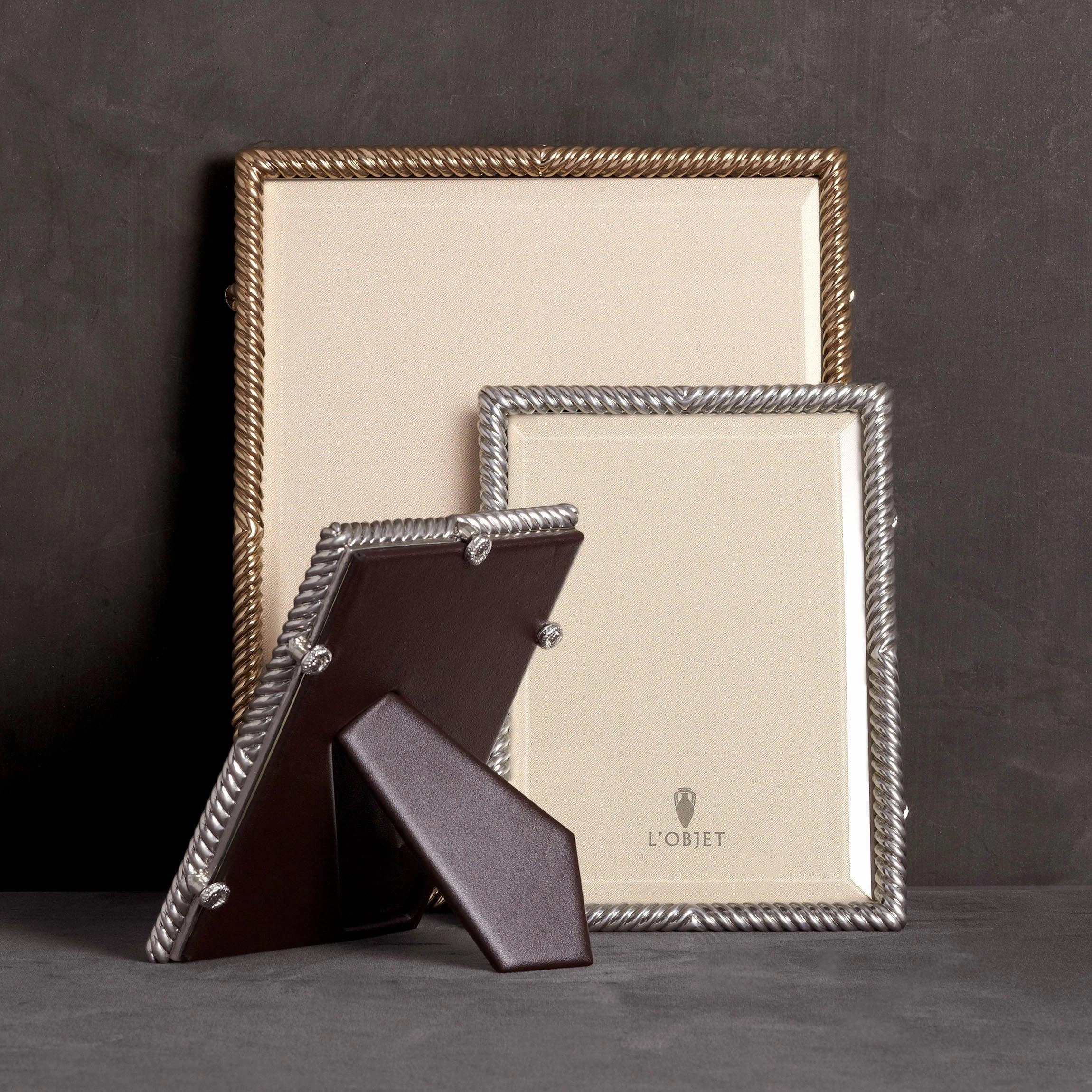Deco Twist Frame - Platinum