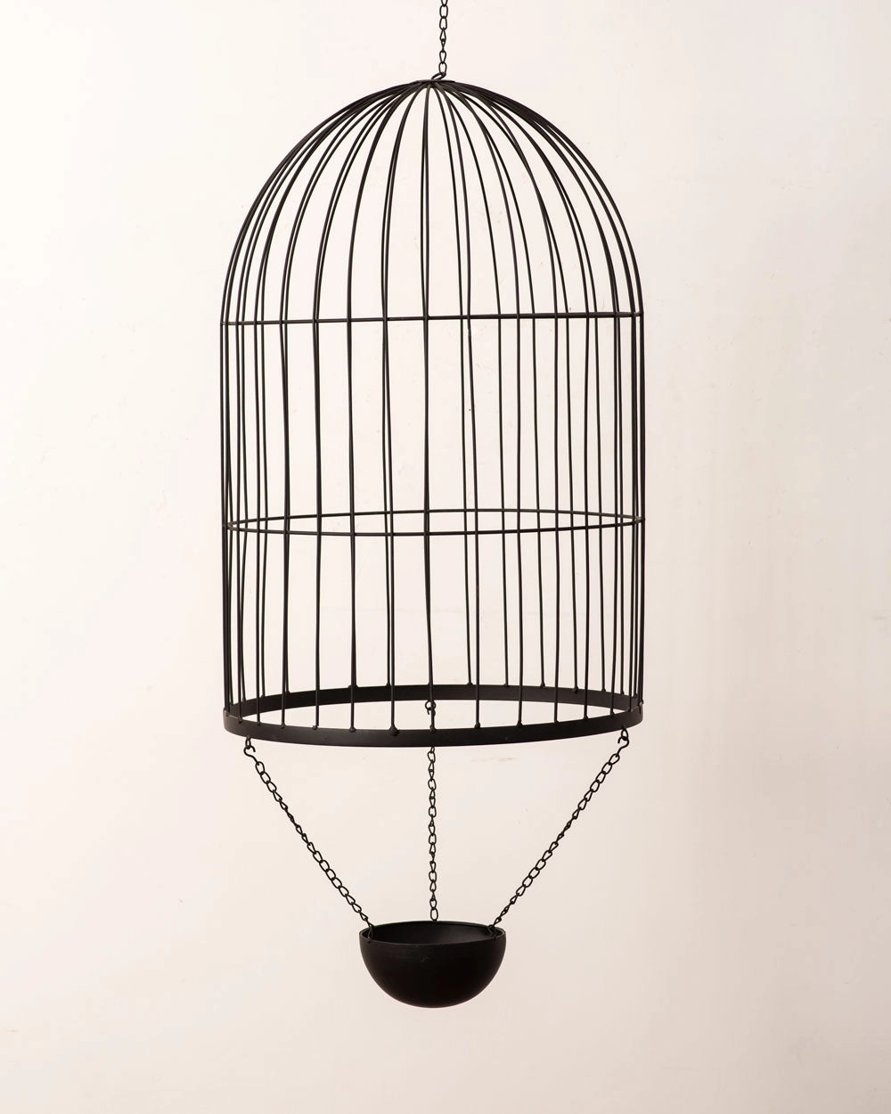Decorative Hanging Cage Planter - Large