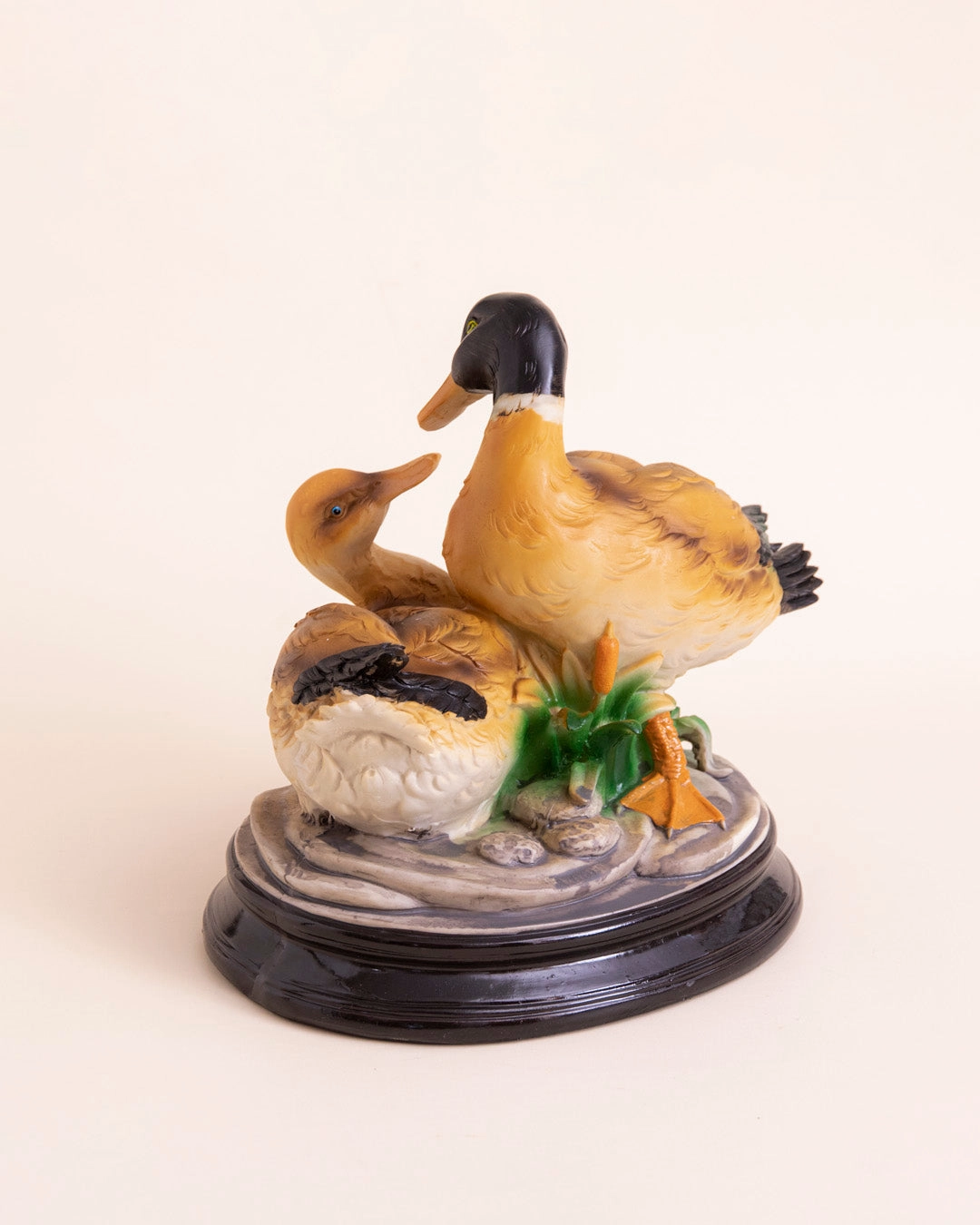 Decorative Serene Duck Couple Figurine