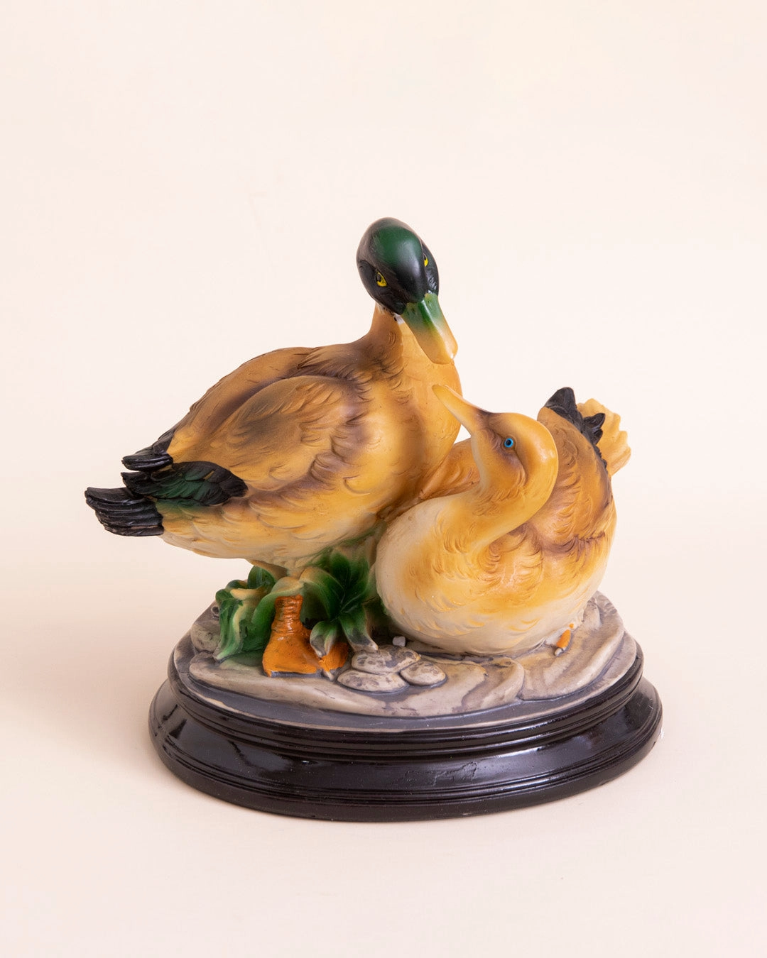 Decorative Serene Duck Couple Figurine