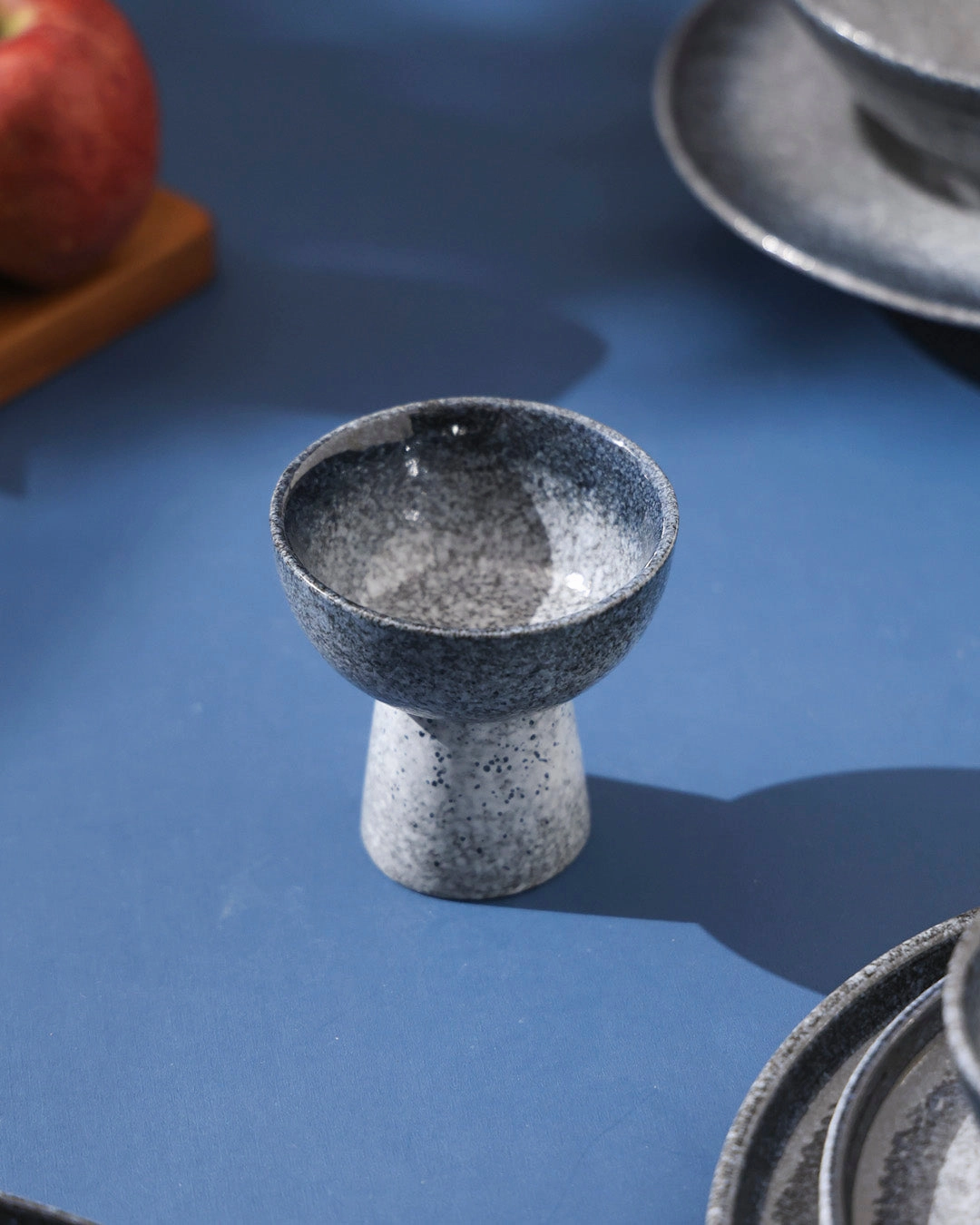 Deep Sea Speckled Dessert Bowlmodern kitchen decor ,kitchen dinner set ,dinnerware 