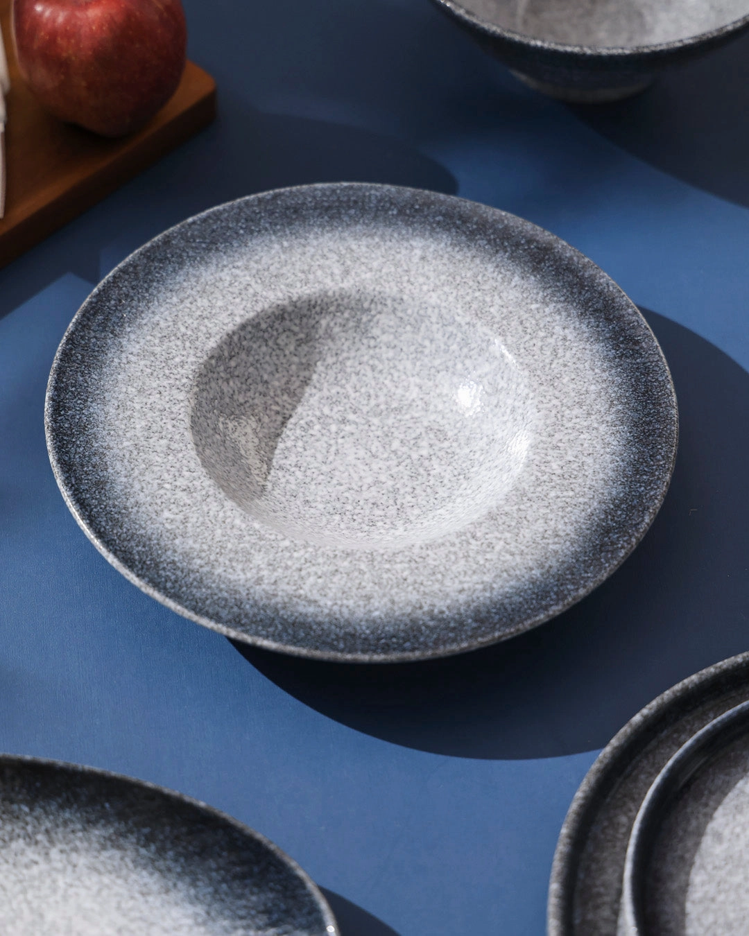 Deep Sea Speckled Pasta Platemodern kitchen decor ,kitchen dinner set ,dinnerware 