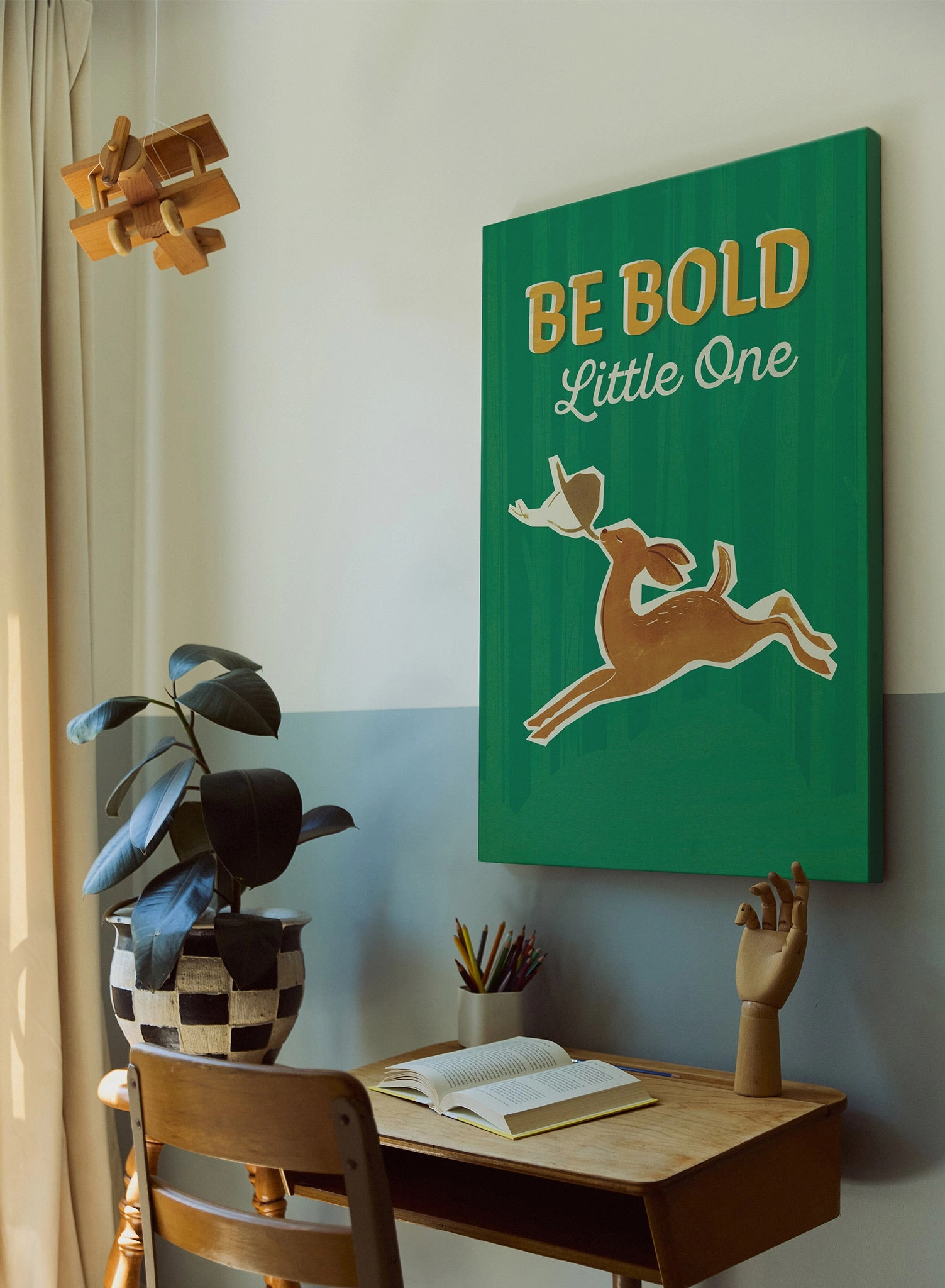 Deer Boldness, Canvas