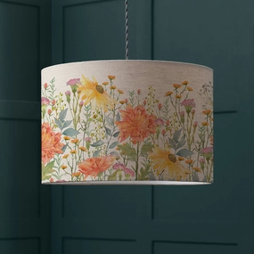 Delamere Eva Printed Lamp Shade Linenmodern home decor ,home decor for bedroom 