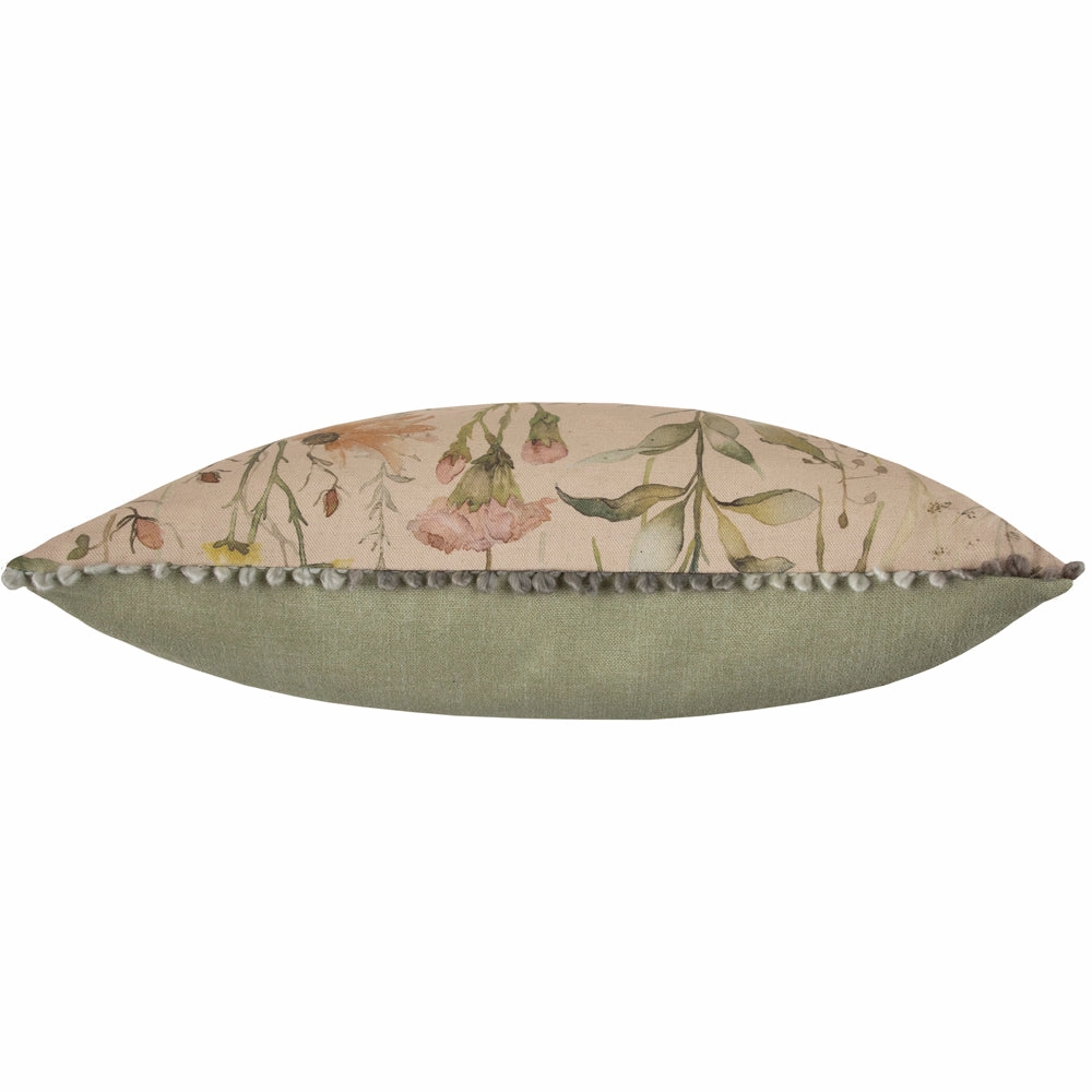 Delamere Printed Cushion Apricot