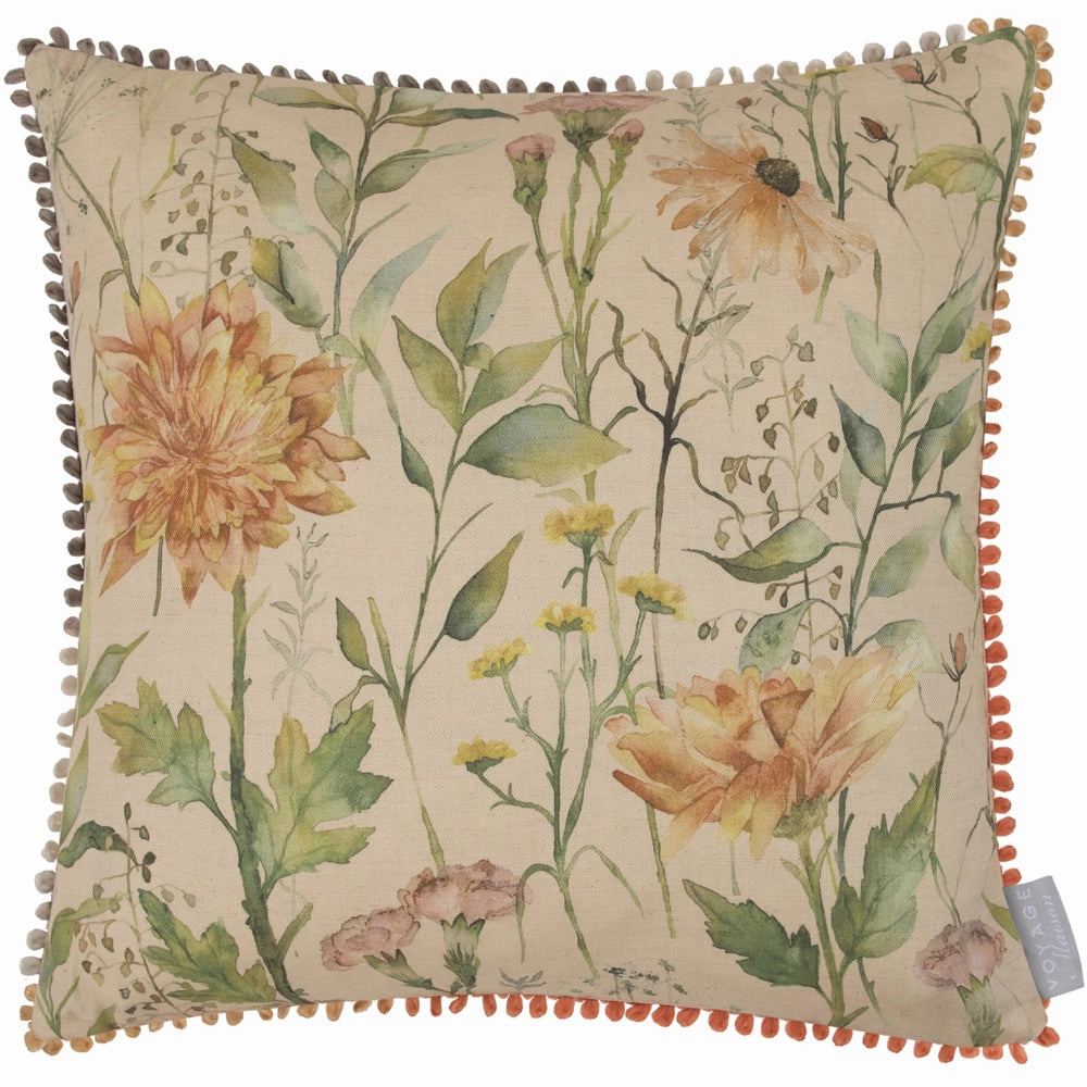 Delamere Printed Cushion Apricot