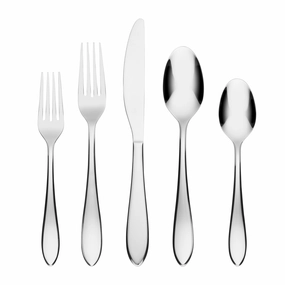 Delia Mirror 20 Piece Flatware Seteco-friendly bamboo fiber tableware set 