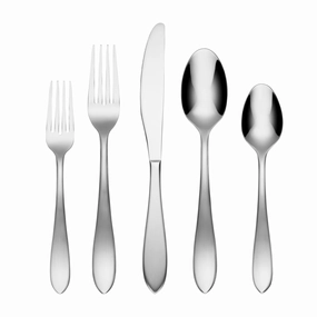 Delia Satin Mirror 20 Piece Flatware Seteco-friendly bamboo fiber tableware set 