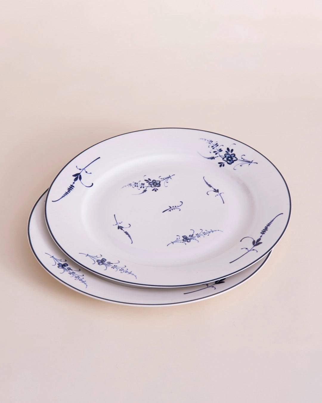 Delicate Blue Floral Dinner Plate