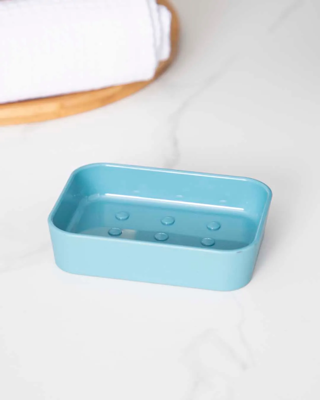 Delightful 4 Piece Bathroom Accessory - Blue