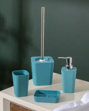 Delightful 4 Piece Bathroom Accessory - Bluebathroom decor,boho bathroom decor,minimalist bathroom decor