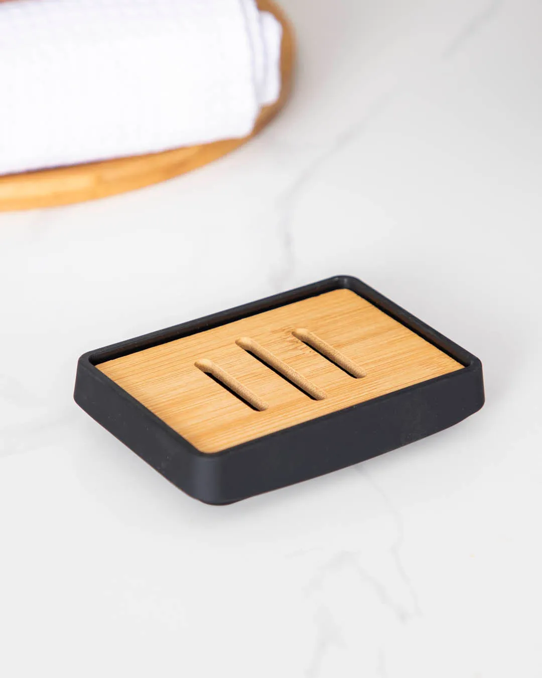 Delightful 4 Piece Bathroom Set - Black