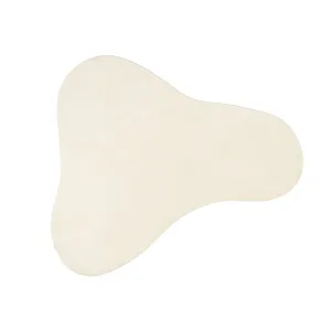 Demi Neutral Cream Irregular Shape Washable Rugmodern color block patchwork rug