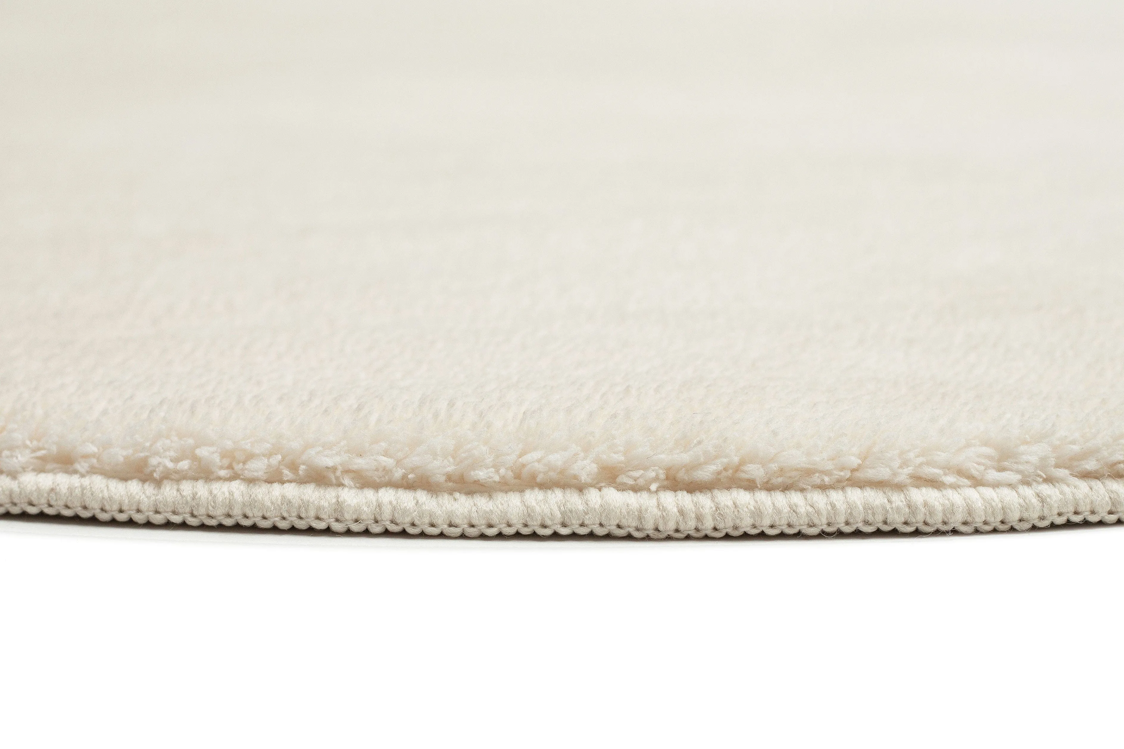 Demi Neutral Cream Irregular Shape Washable Rug