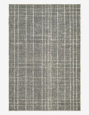 Denton Handwoven Jute-Blend Rugmodern color block patchwork rug