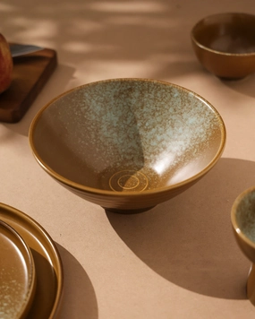 Desert Dune Ceramic Serving Bowlmodern kitchen decor ,kitchen dinner set ,dinnerware 