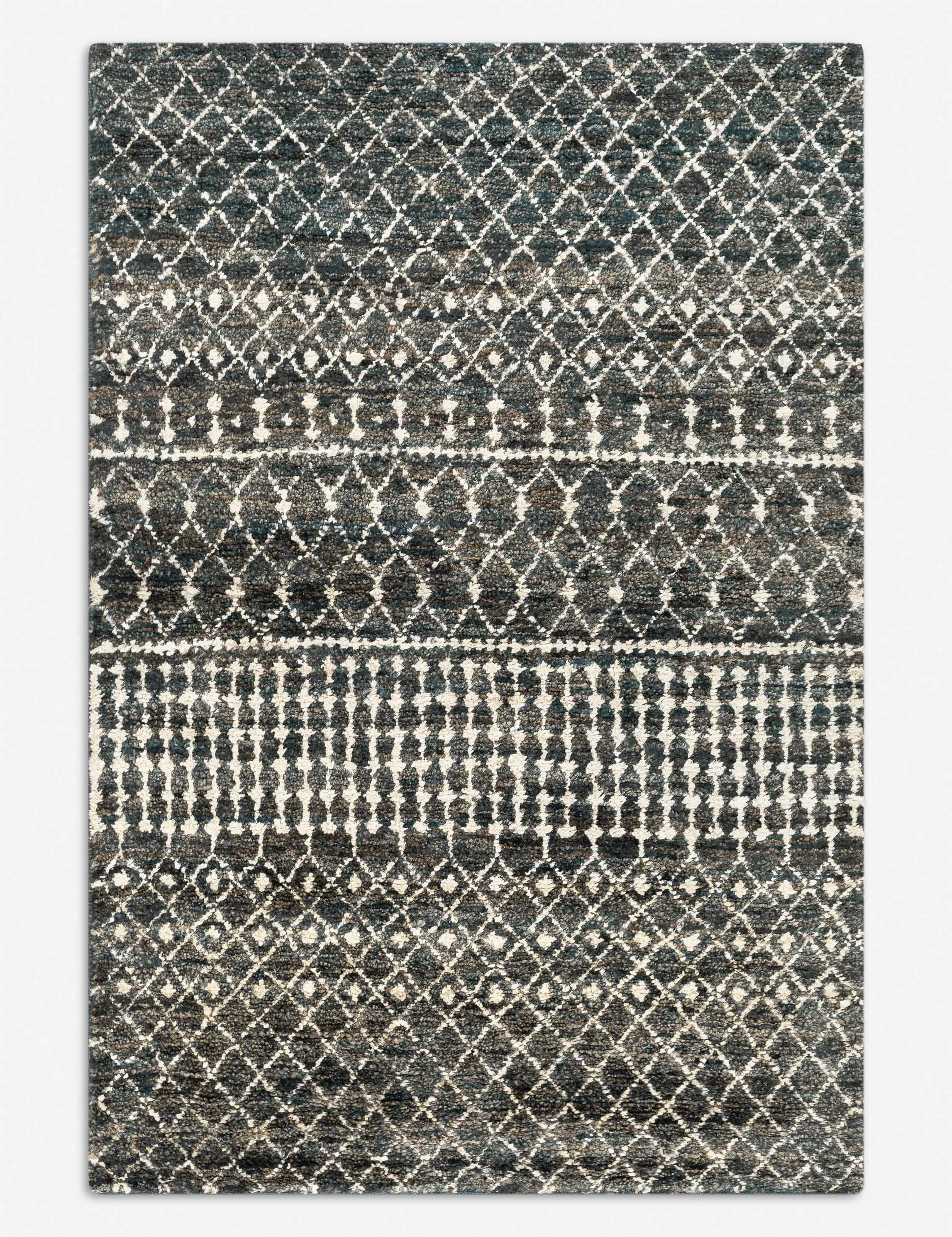 Devera Hand-Knotted Jute Moroccan-Style Rug