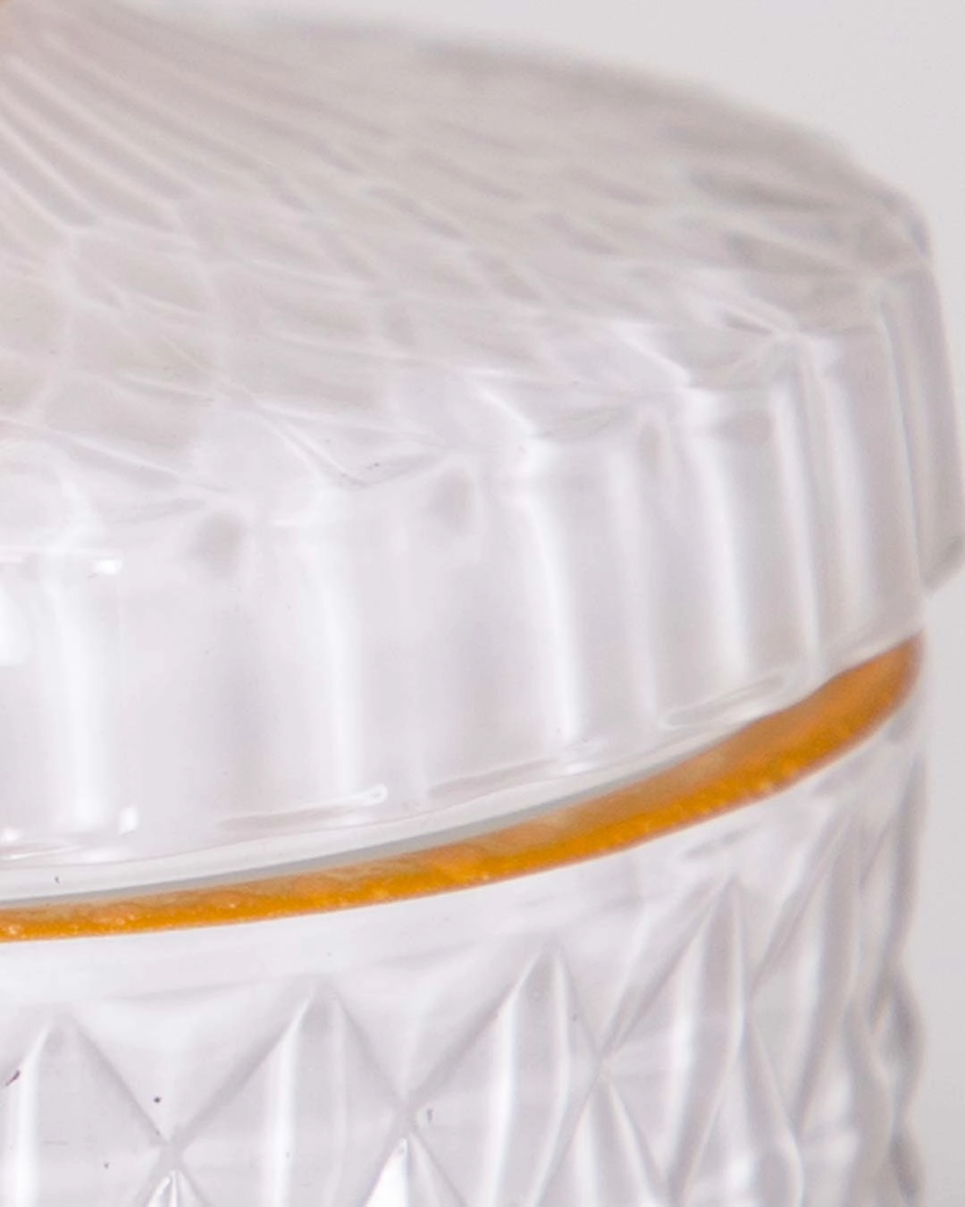 Diamond Candy Buffet Jar - White