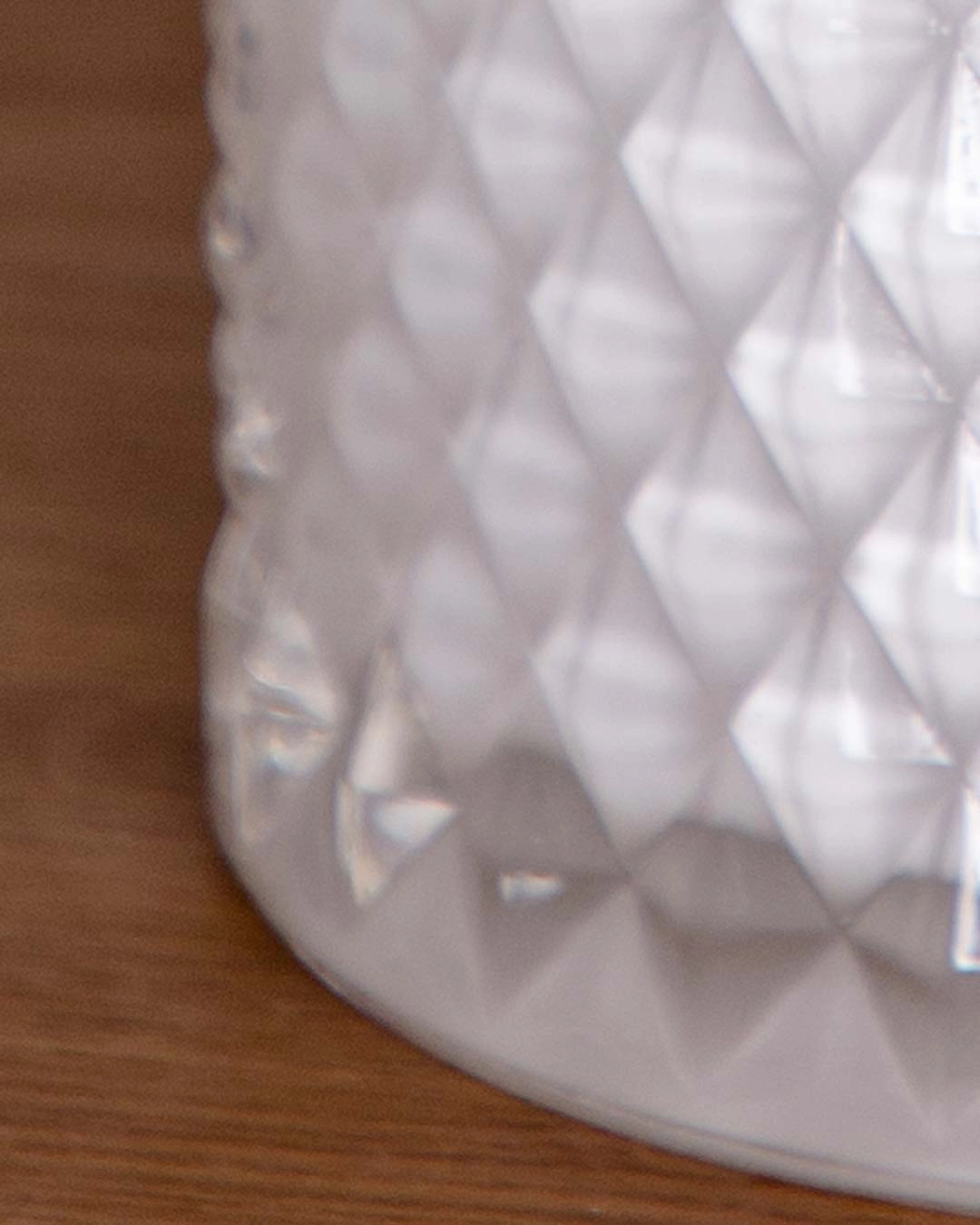 Diamond Candy Buffet Jar - White
