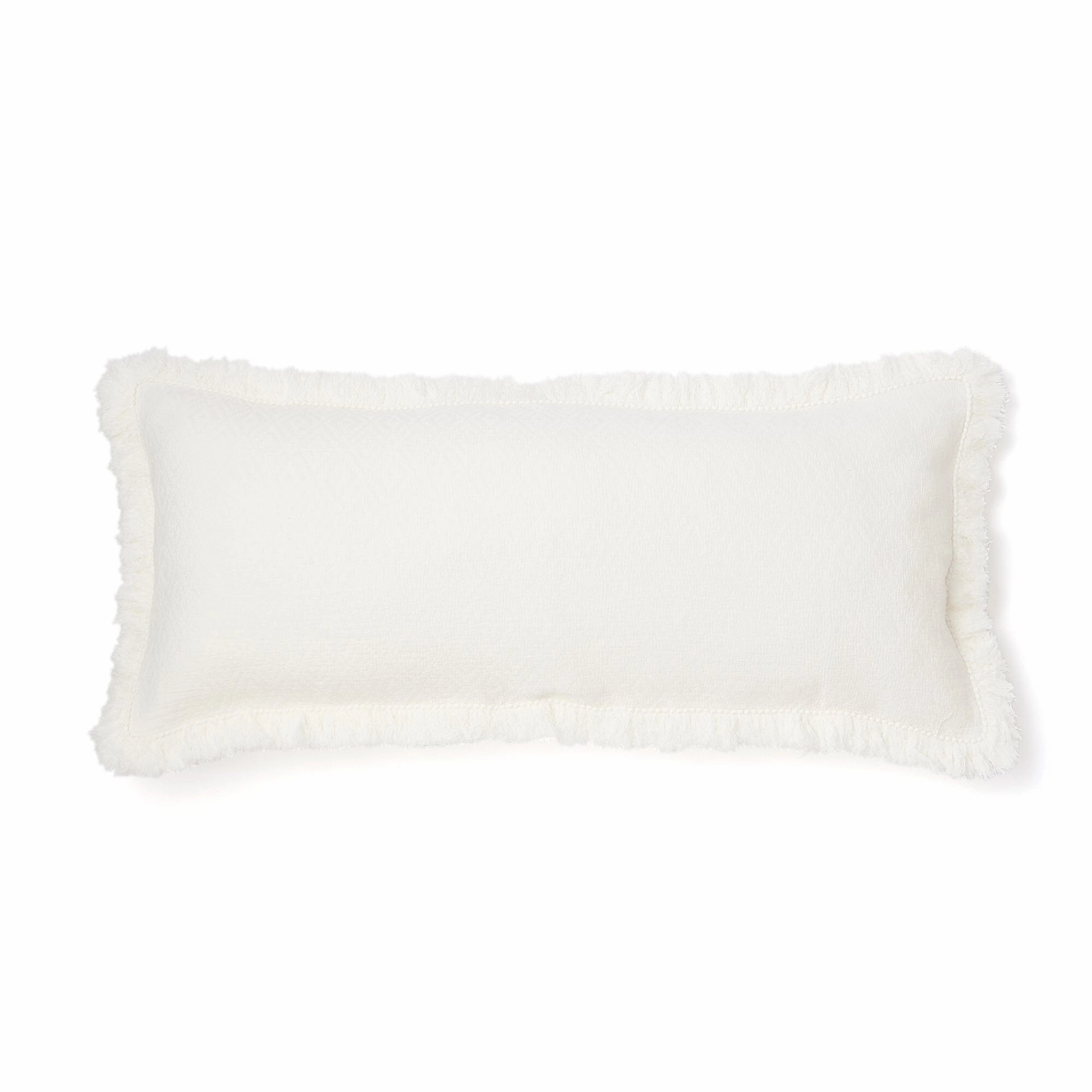 Diamond Fringe Cushion Cover 1000 X 450 Whitebedding sets ,throw blankets 