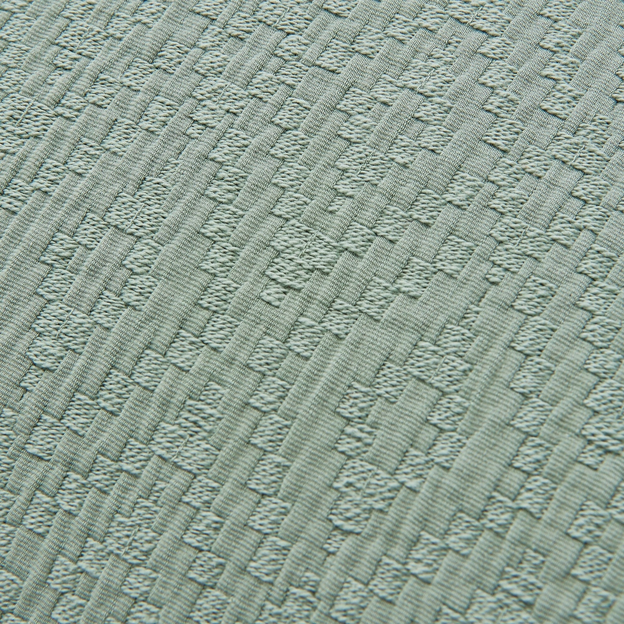 Diamond Fringe Cushion Cover 600 X 600 Green