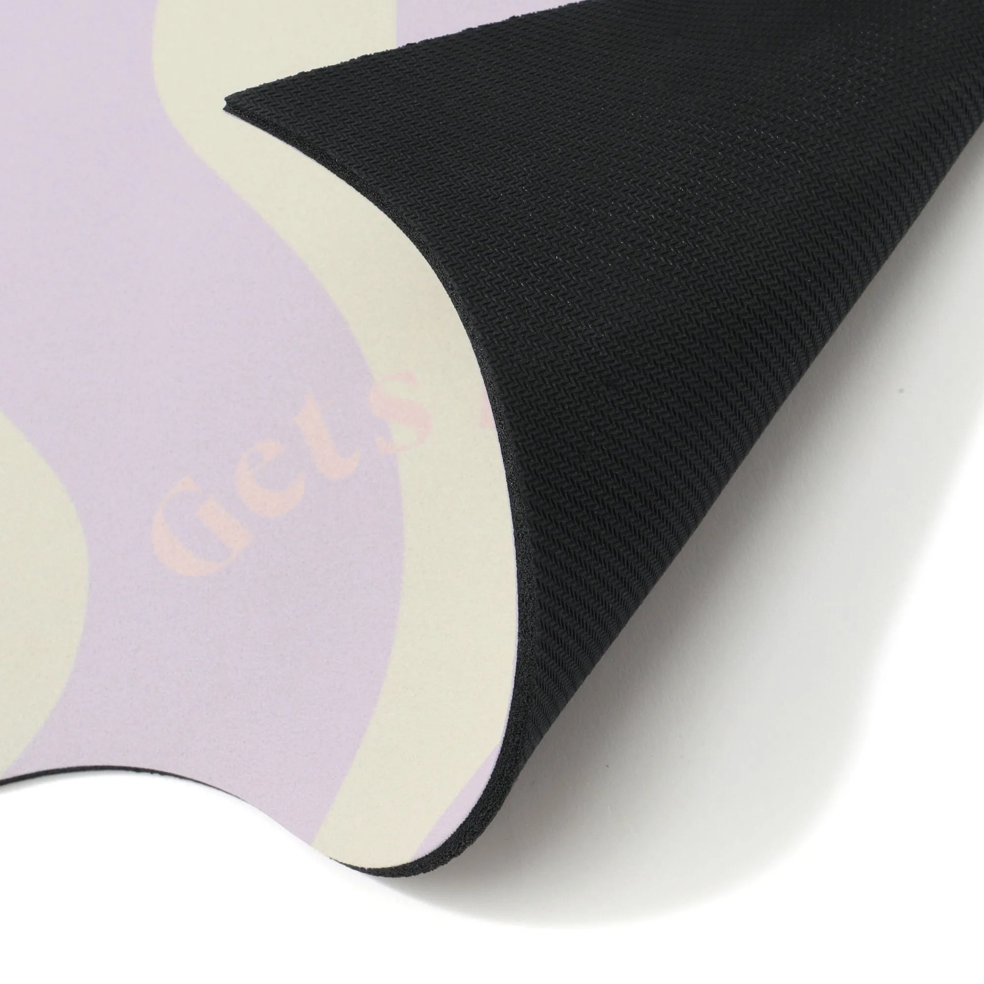 Diatomaceous Earth Soft Bath Mat Wave Purple
