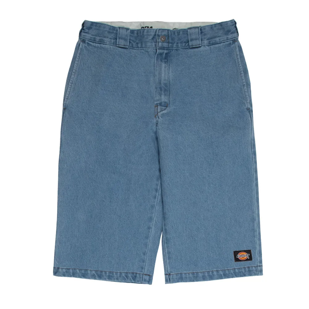Dickies - 42283 13" Loose Fit Denim Shorts Stone Washed Indigo Dickies
