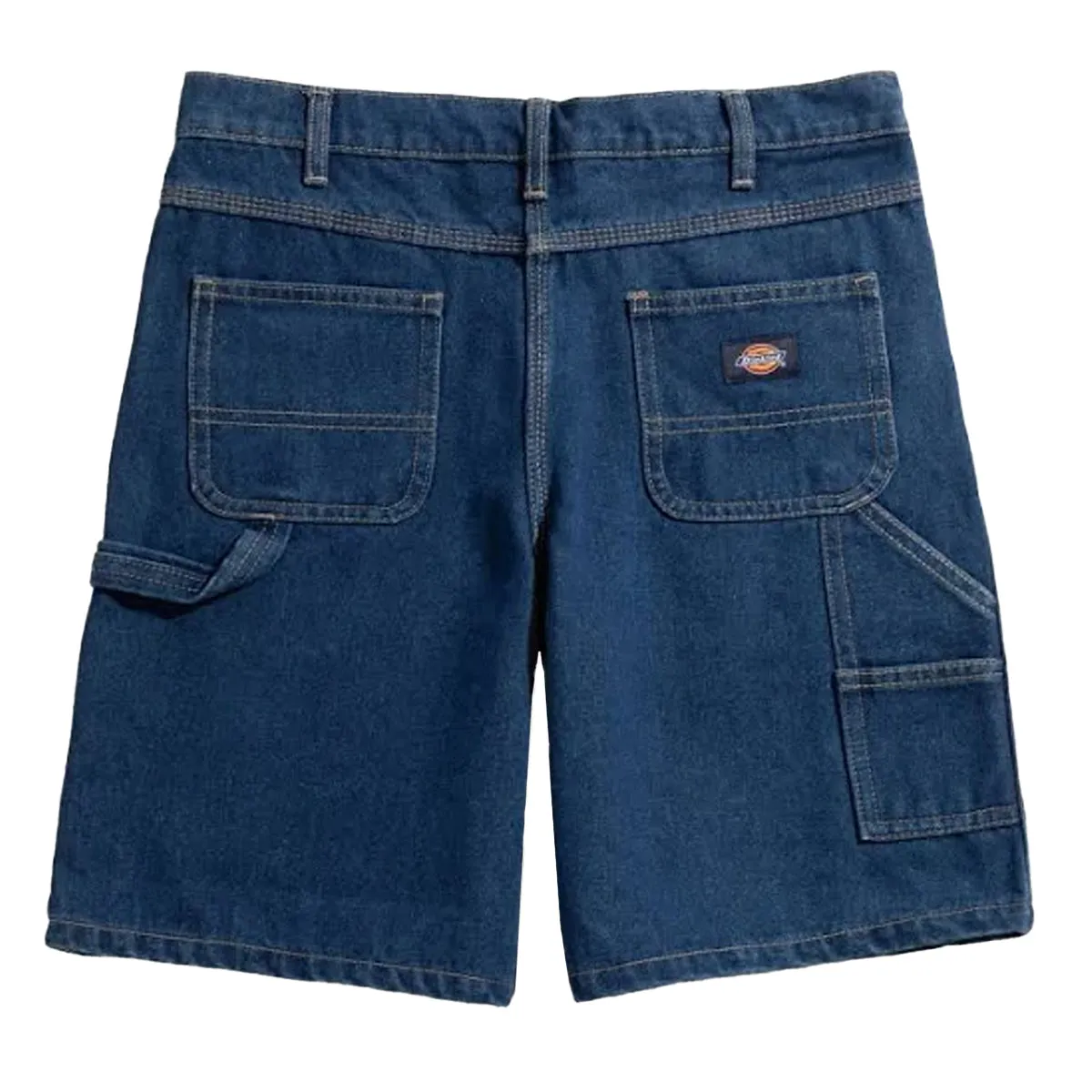 Dickies - DX200 Relaxed Fit Carpenter Denim Youth Shorts Stone Washed Indigo Dickies