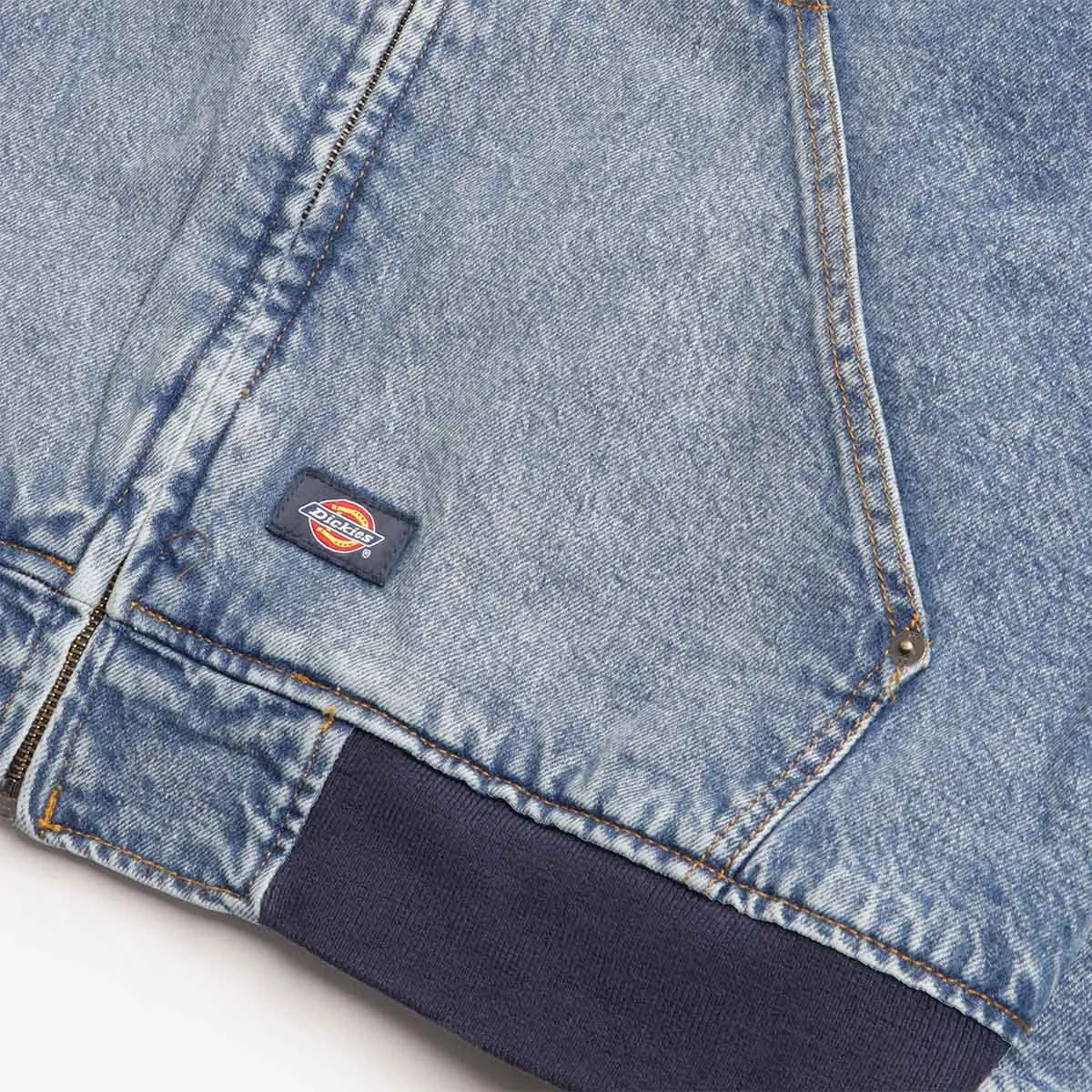 Dickies Menswear Dickies Hooded Denim Jacket