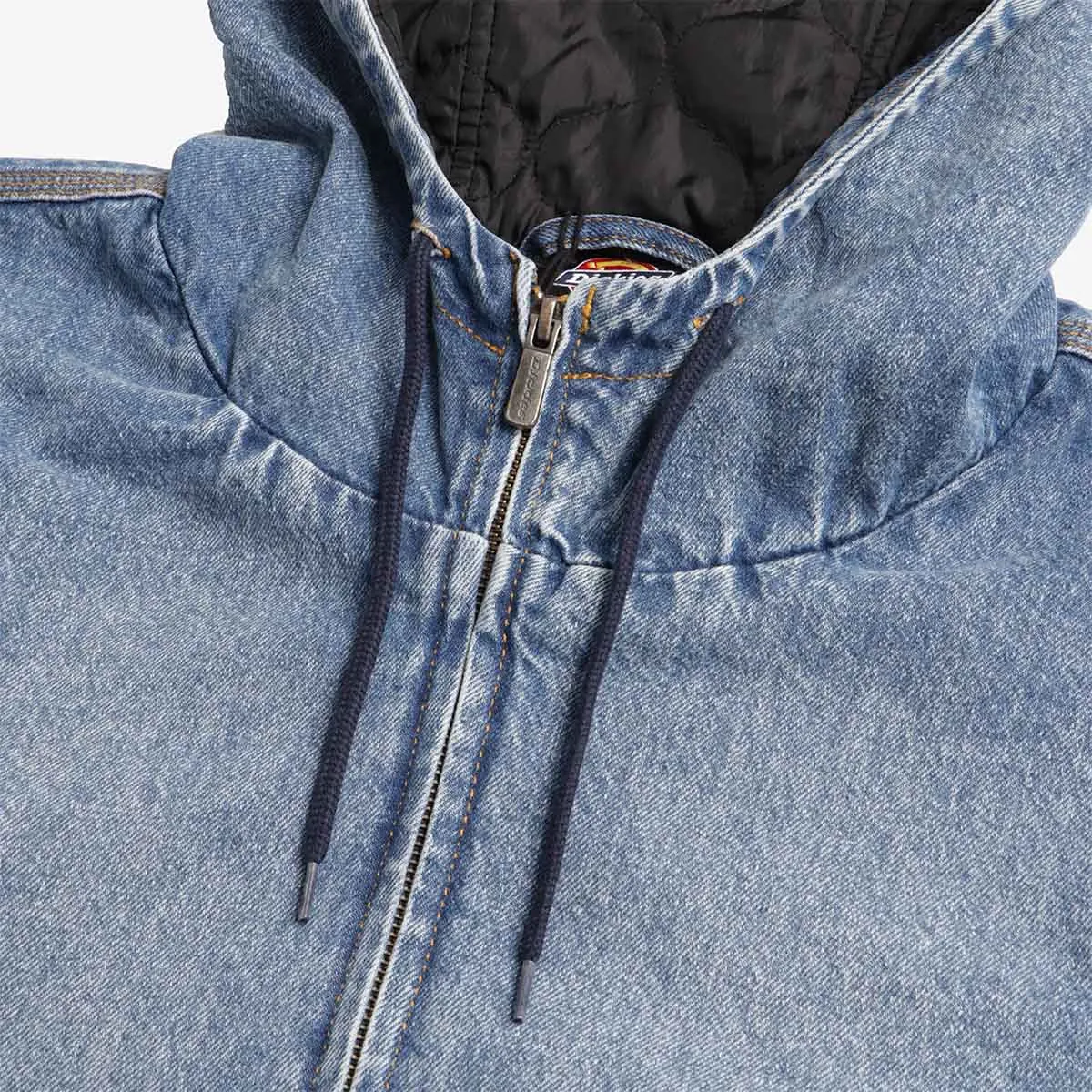 Dickies Menswear Dickies Hooded Denim Jacket