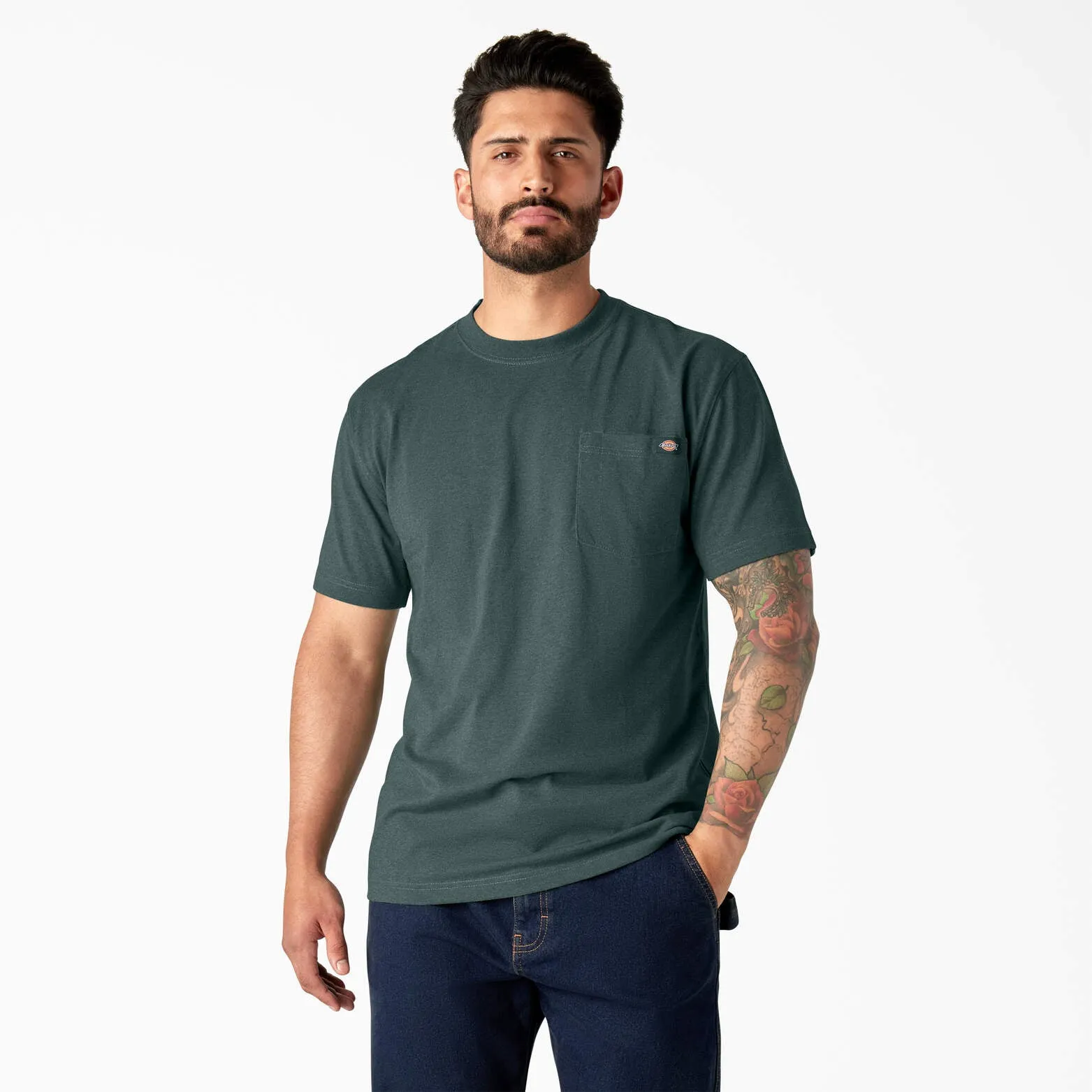 Dickies Short Sleeve Heavyweight Heathered T-Shirt Dickies Clothing