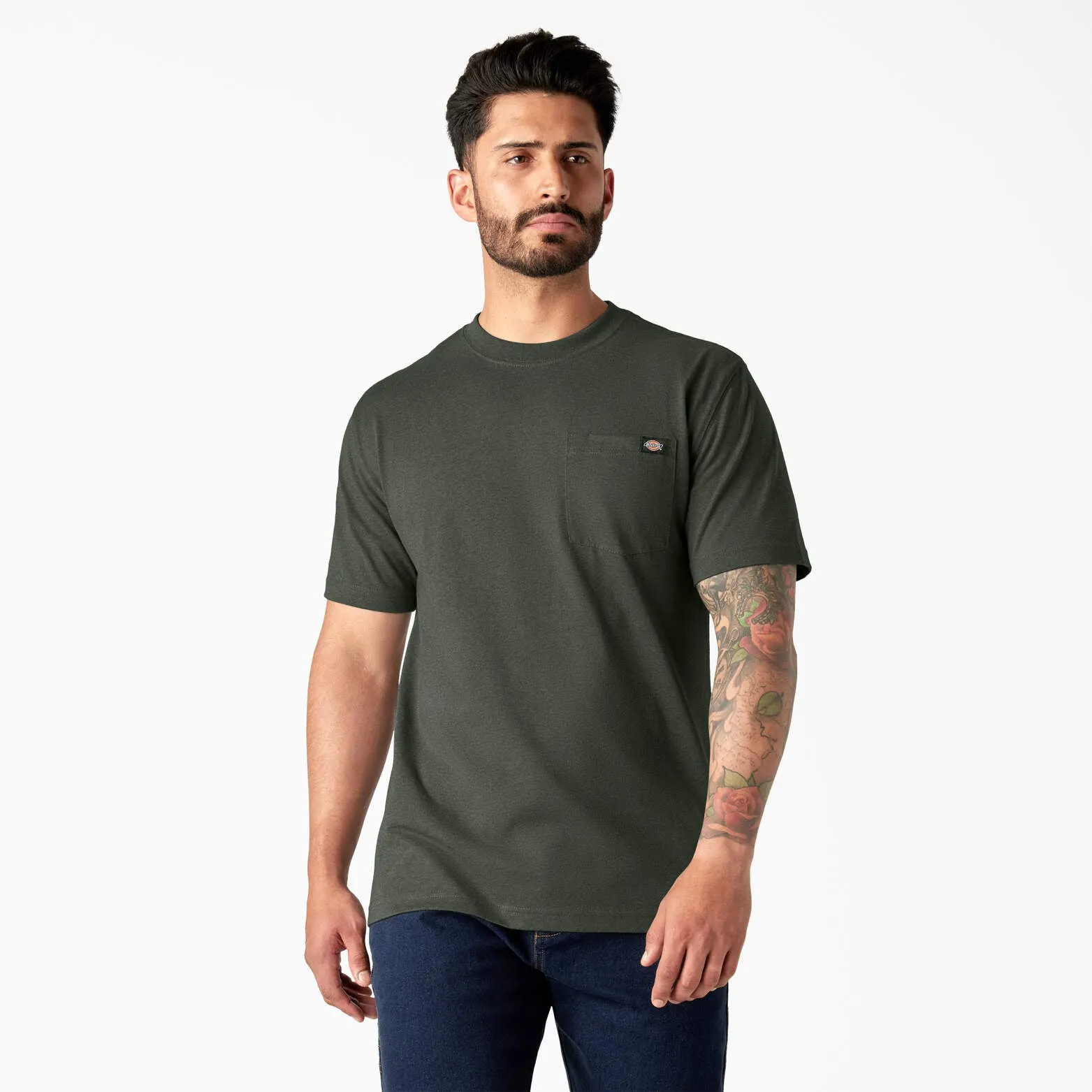 Dickies Short Sleeve Heavyweight Heathered T-Shirt Dickies Clothing