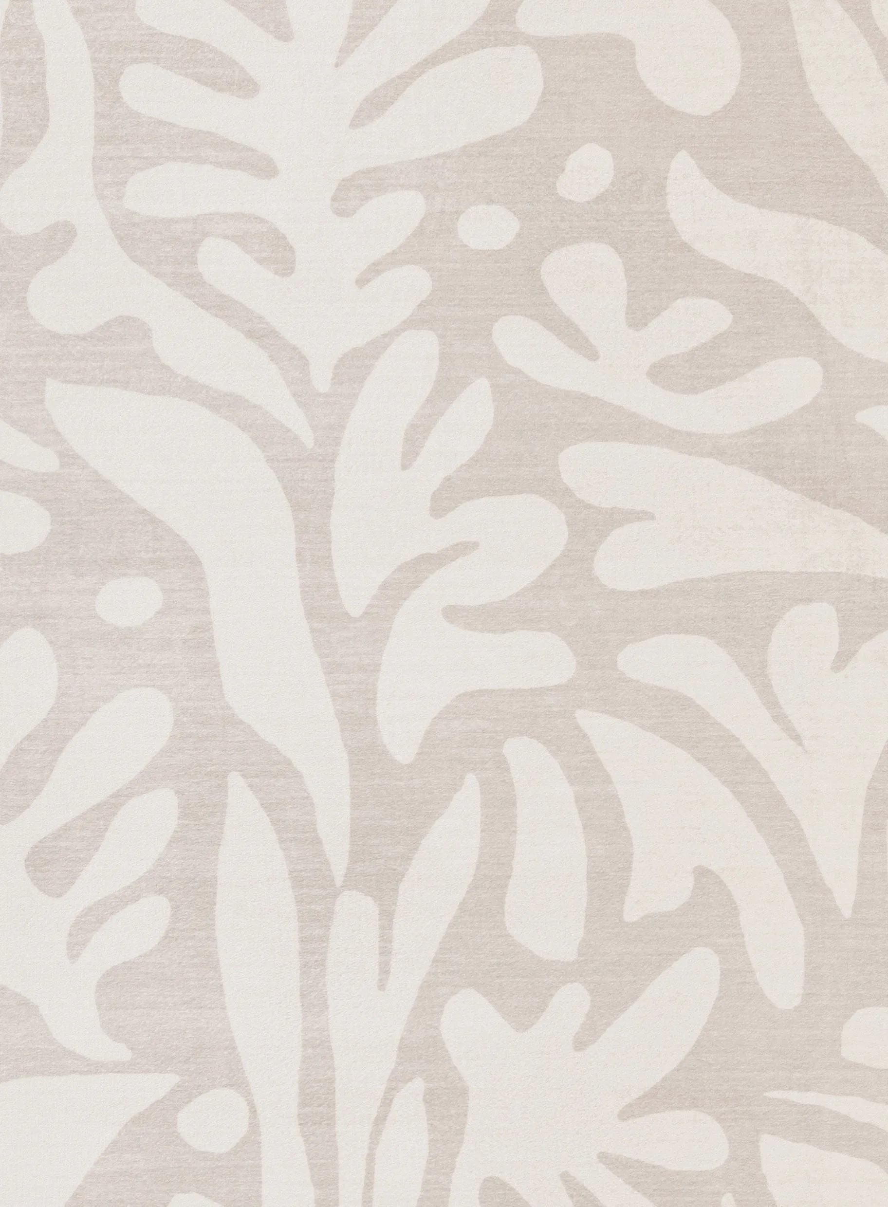 Didi Grey Cream Leaves Rollie Pollie Playmat