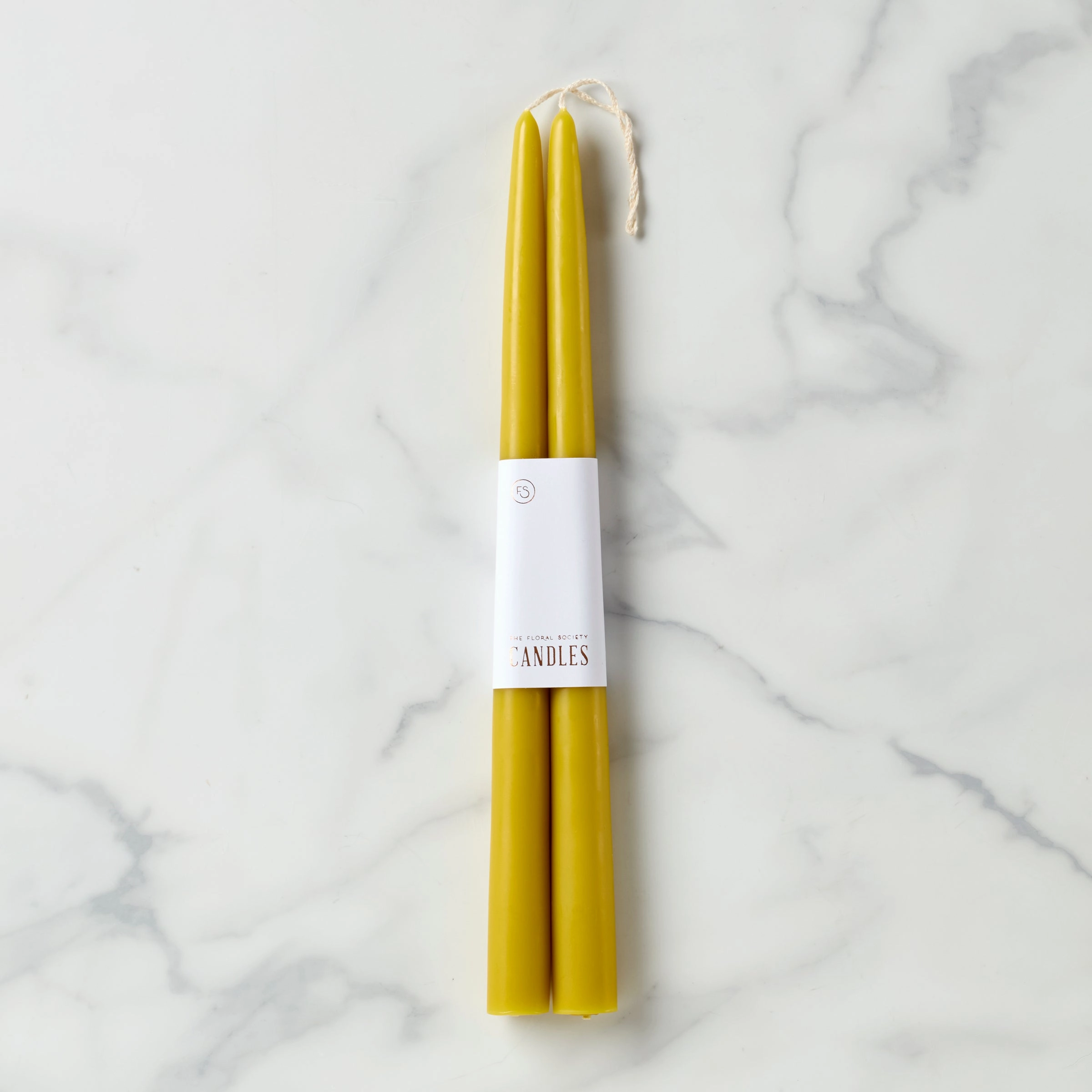 Dipped 12" Taper Candle Pair - Citrinehome decor ,wall decor 