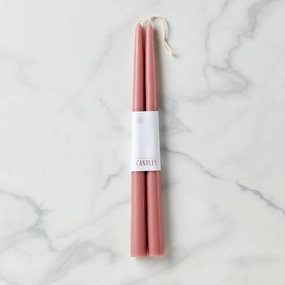 Dipped 12" Taper Candle Pair - Rosehome decor ,wall decor 