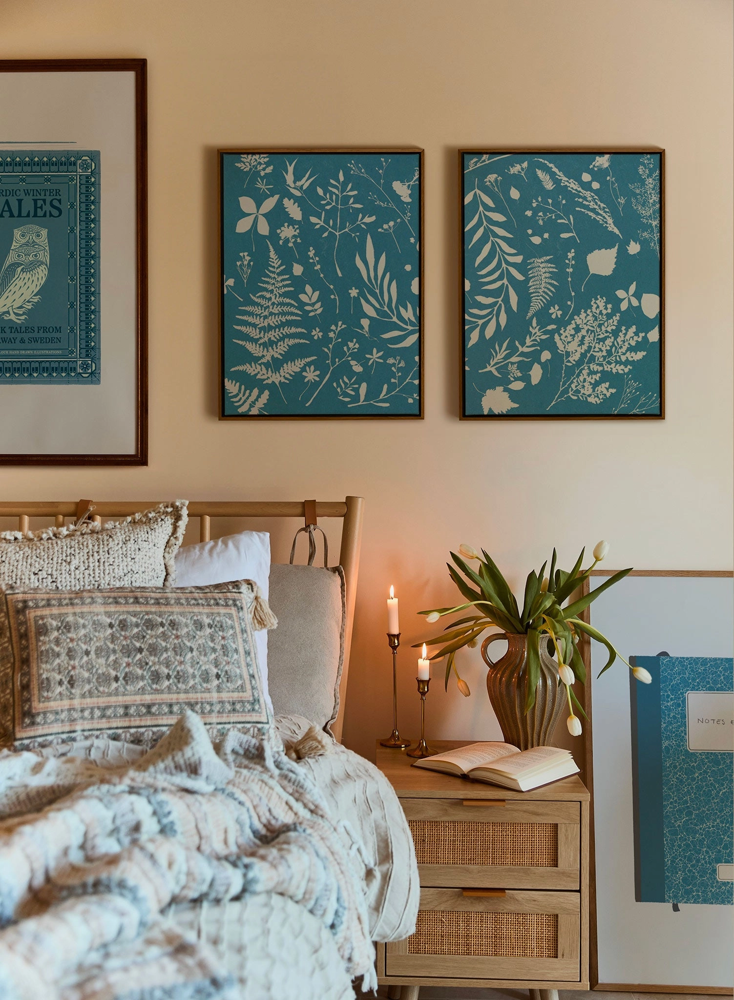 Diptyche Florals 1, Canvas