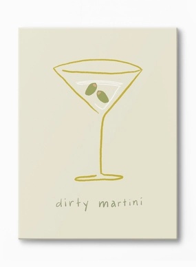 Dirty Martini, Canvasindoor decorative canvas print