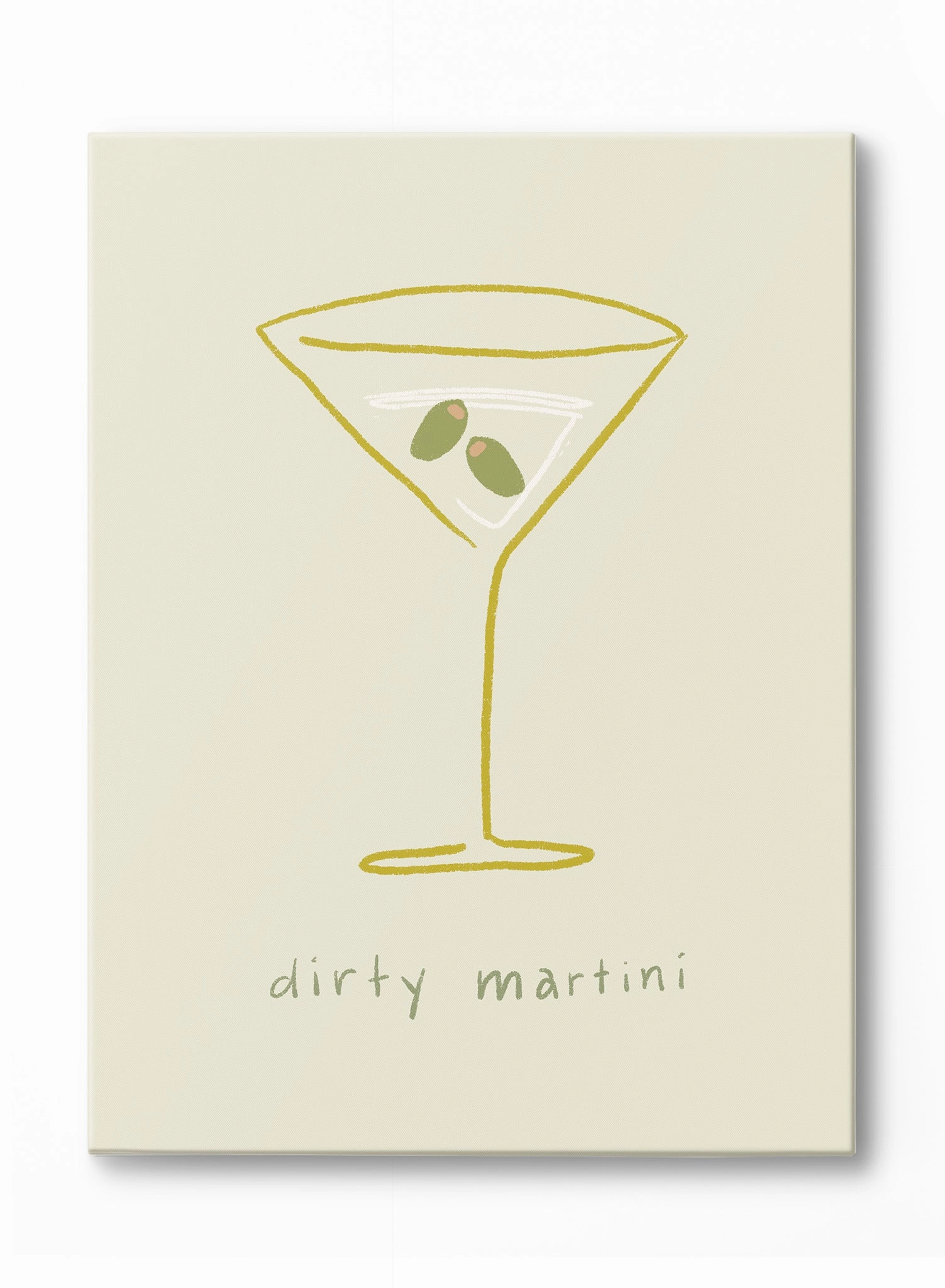 Dirty Martini, Canvasindoor decorative canvas print