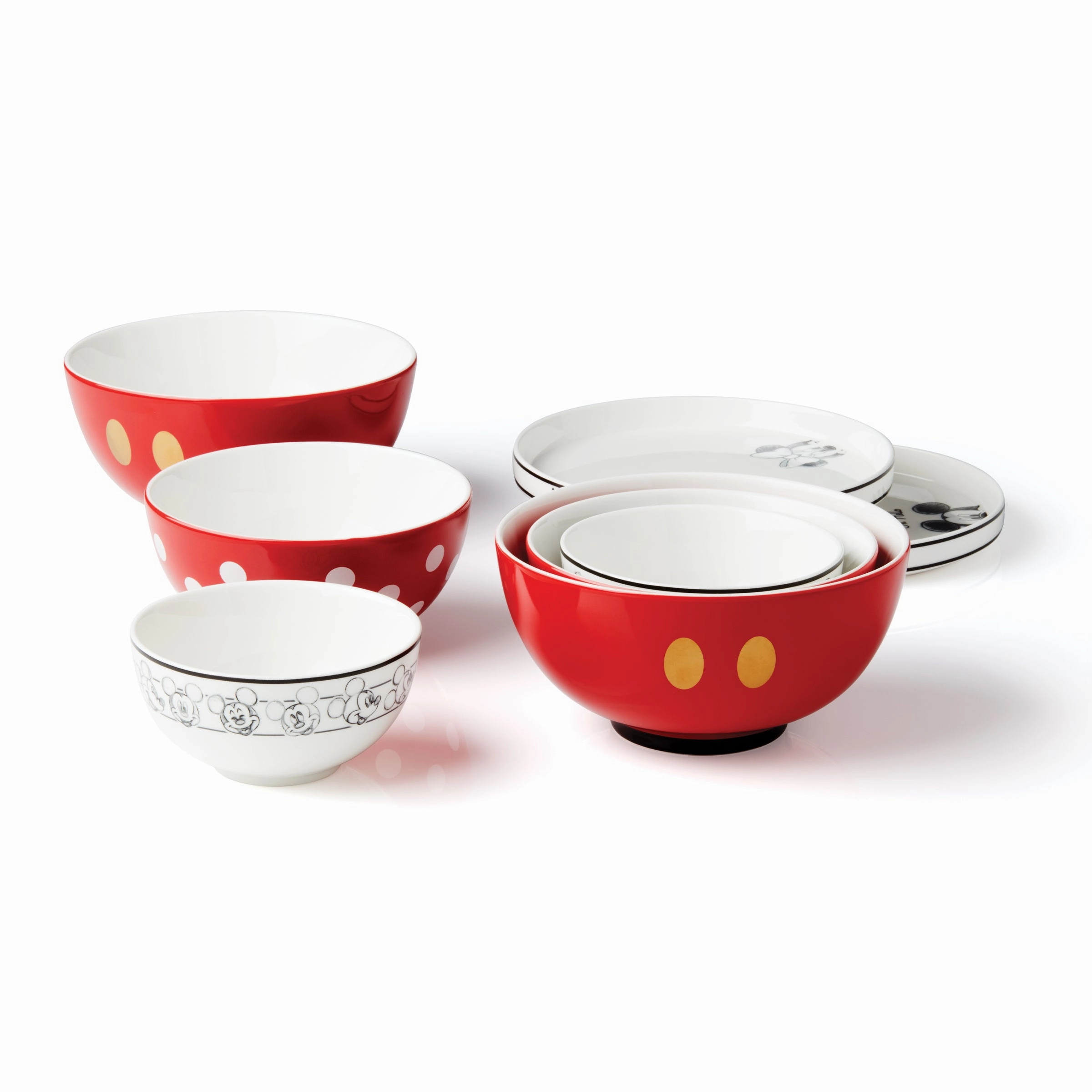 Disney 8-Piece Nesting Dinnerware Set