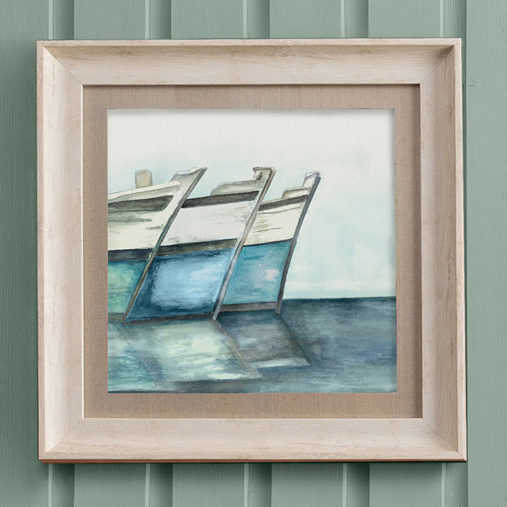 Docked Framed Print Birch
