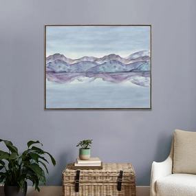 Dorian Wisteria Framed Canvas Stonemodern home decor ,home decor for bedroom 