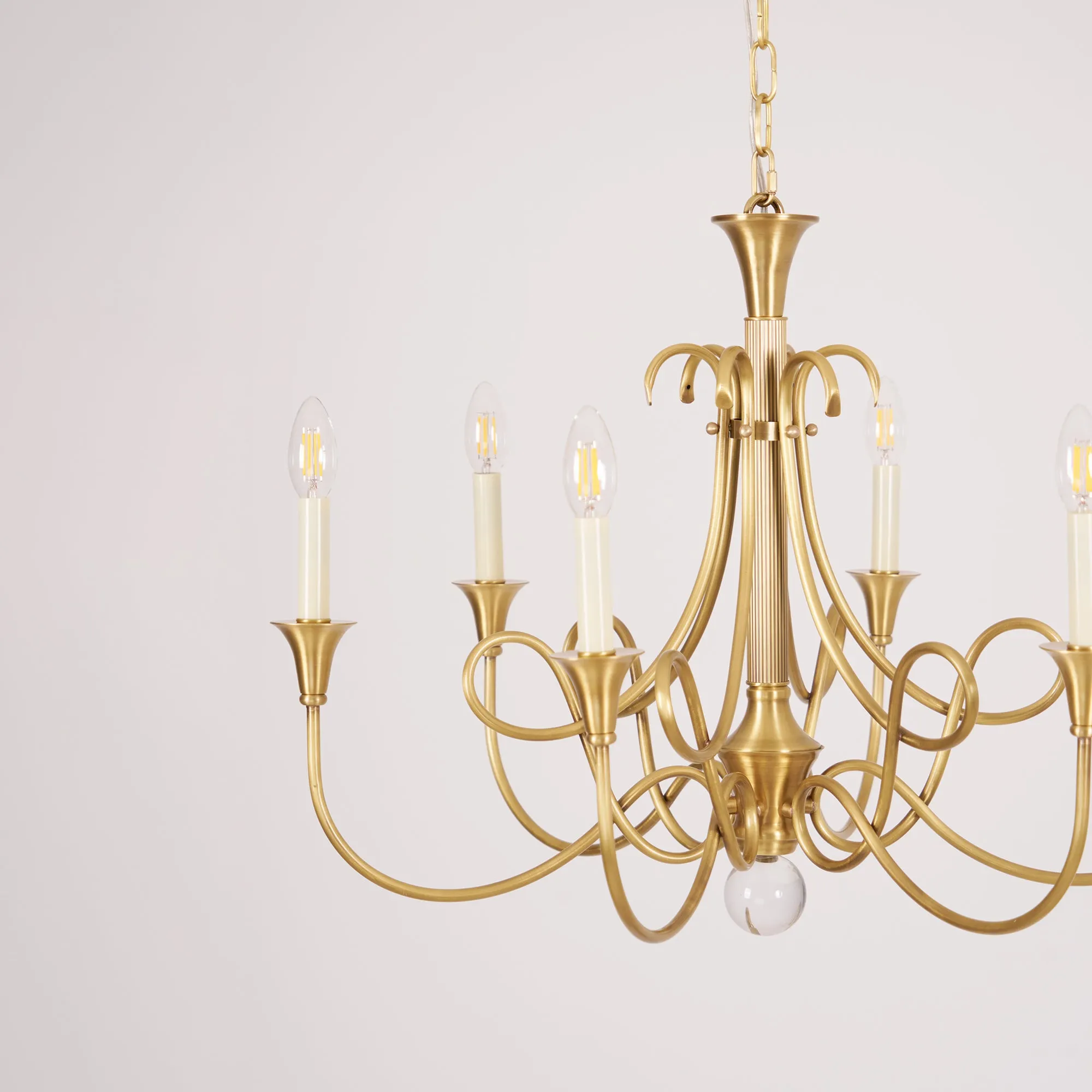 Double Twist Chandelier