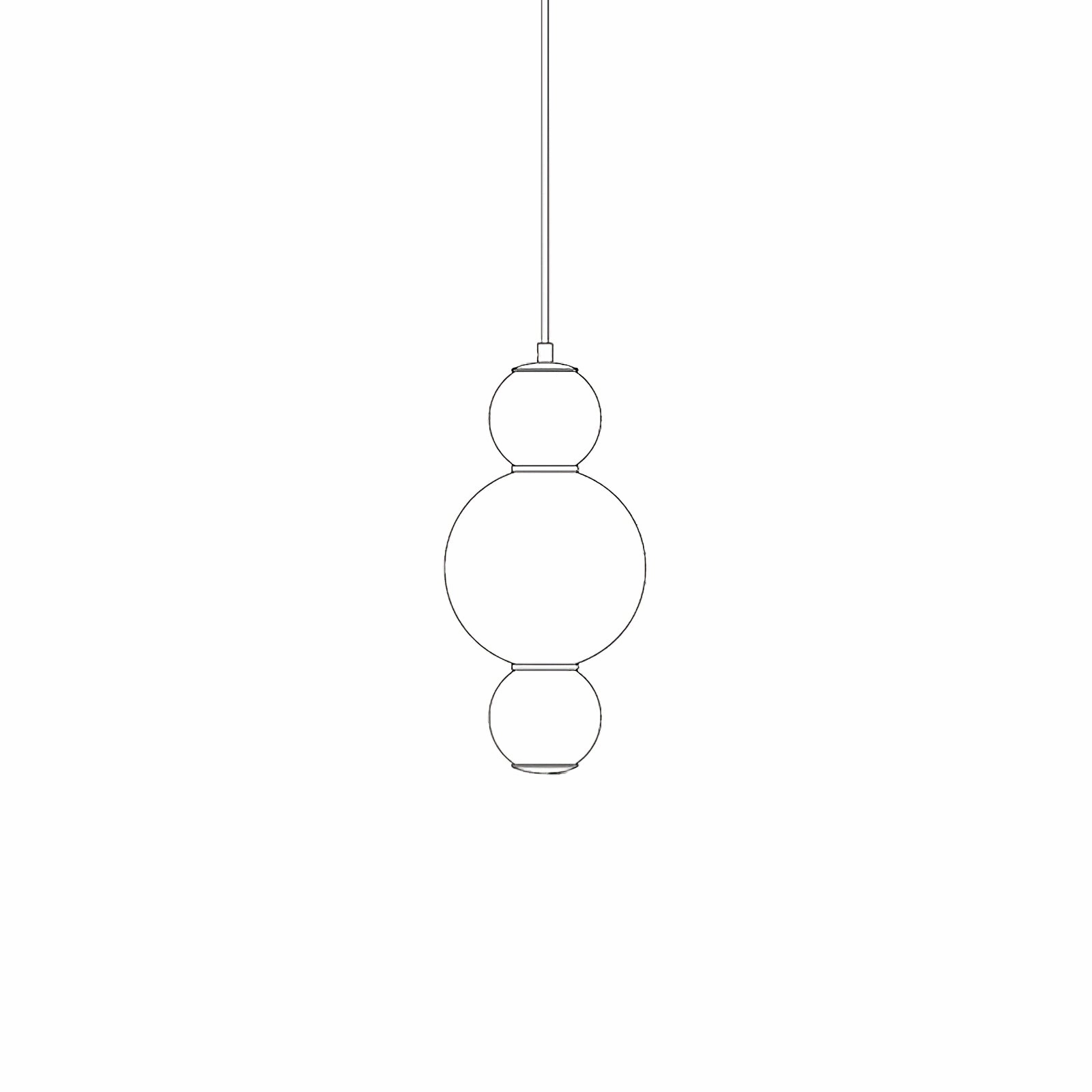 Double Globe Pendant Lamp