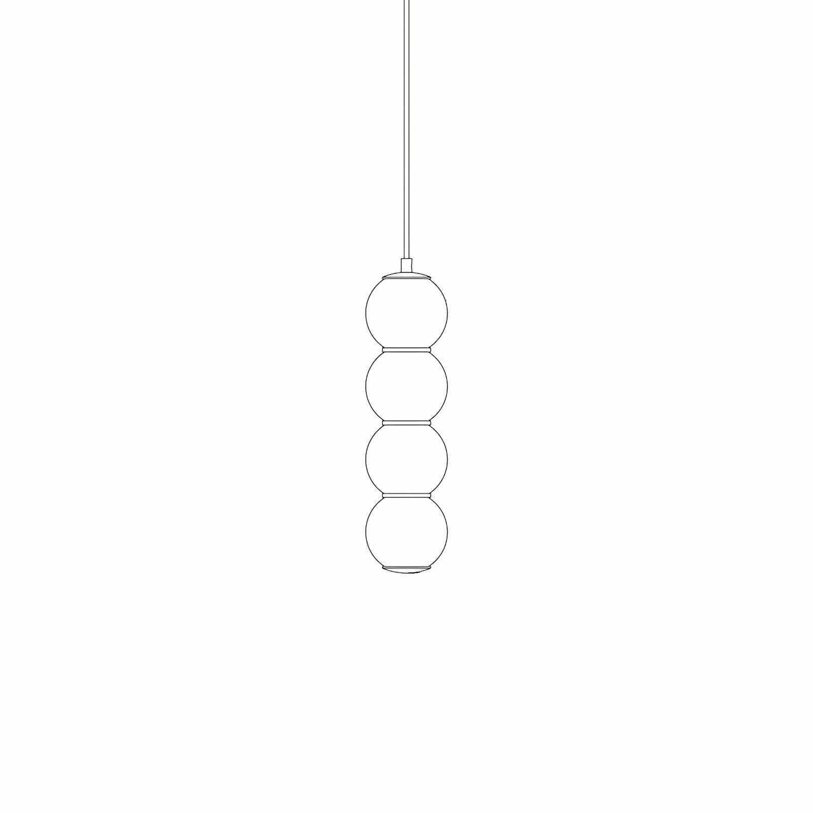 Double Globe Pendant Lamp