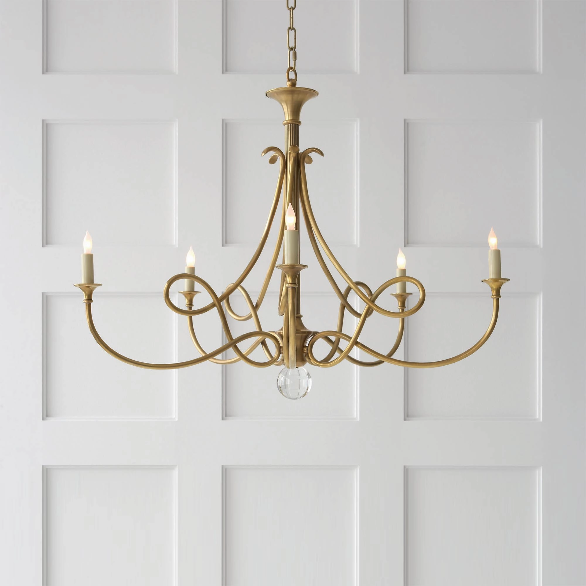 Double Twist Chandelier