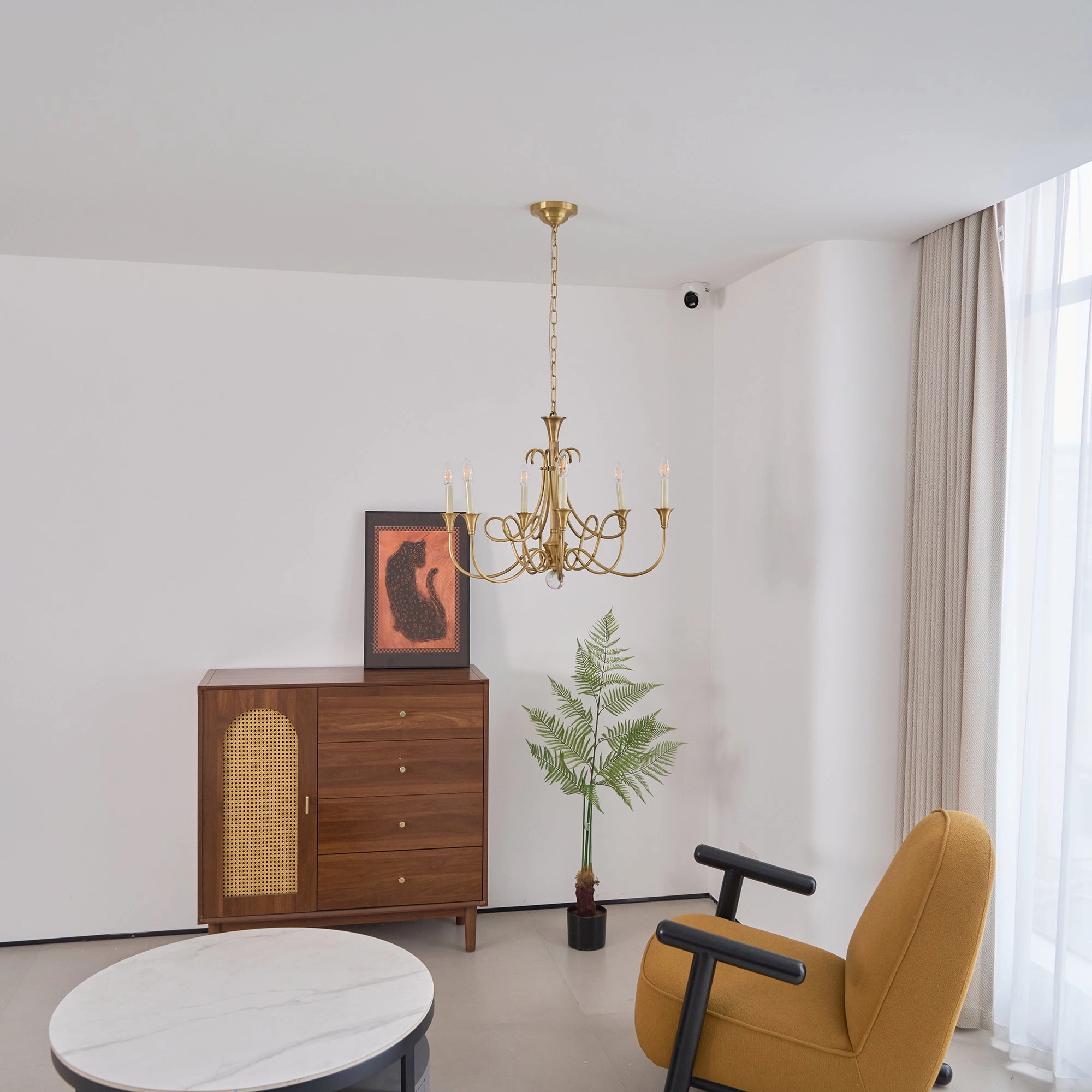 Double Twist Chandelier
