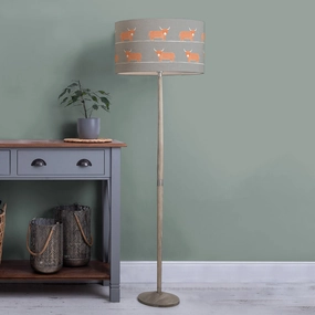 Dougal Eva & Solensis Complete Floor Lamp Grey/Granitemodern home decor ,home decor for bedroom 