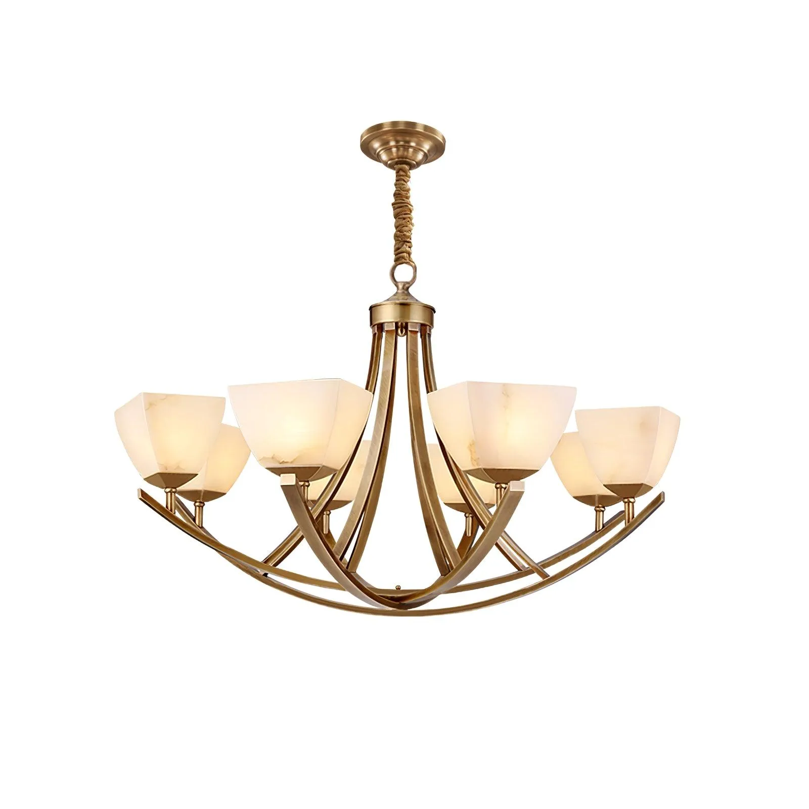 Dover Brass Chandelier